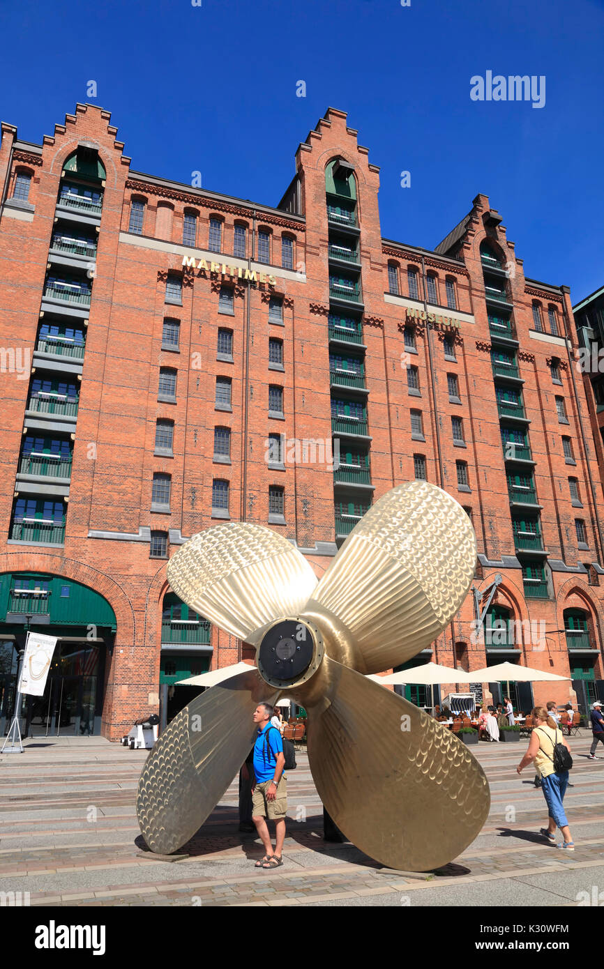 Ancien quartier d'entrepôts, International Maritime Museum, port de Hambourg, Allemagne, Europe Banque D'Images