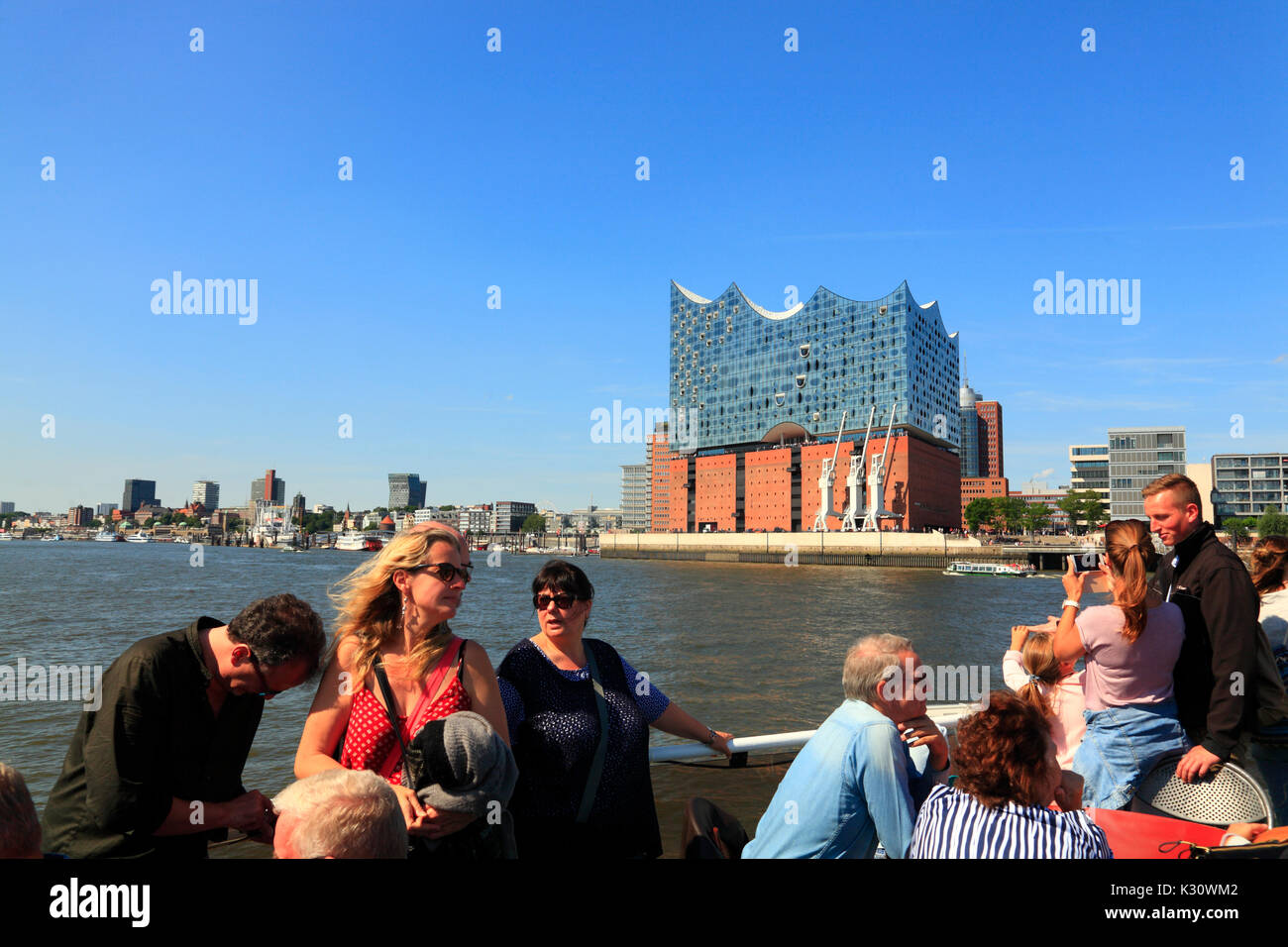 Hafenrundfahrt, port d'Hambourg, Allemagne, Europe Banque D'Images