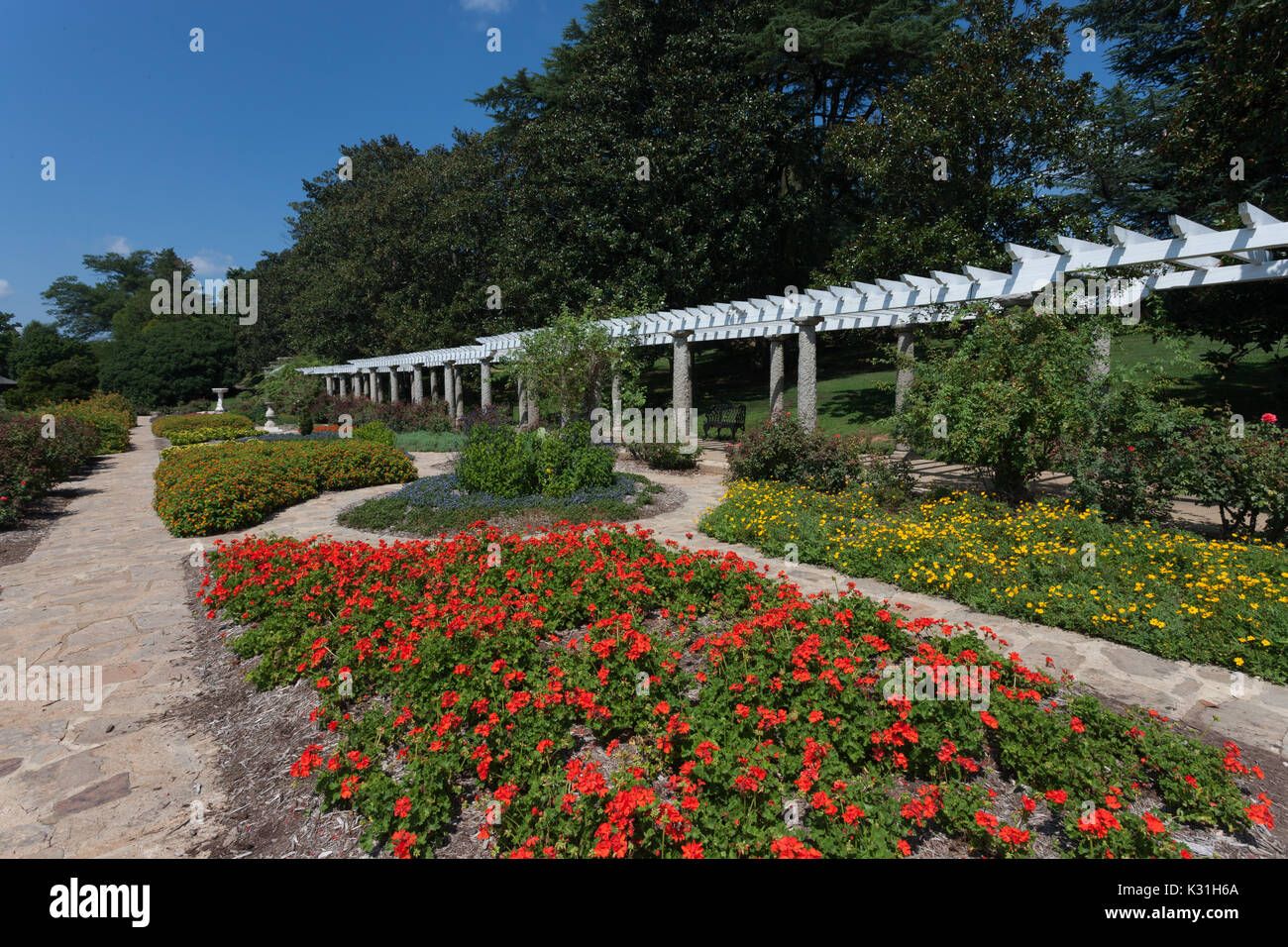 Jardins italiens, Maymont Estate, Richmond, VA. Banque D'Images