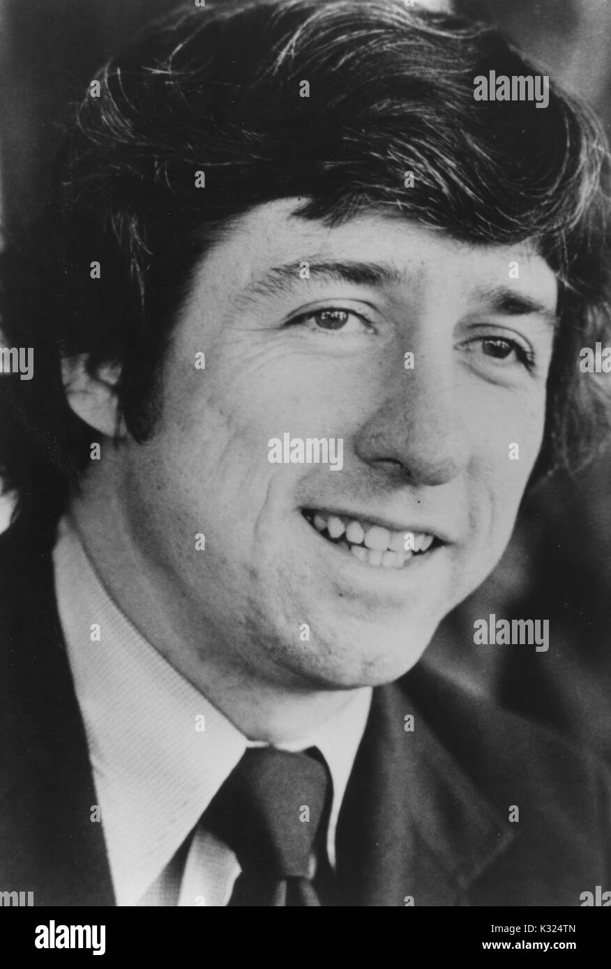 Portrait de Candide Tom Hayden, activiste américain et homme politique, 1978. Banque D'Images