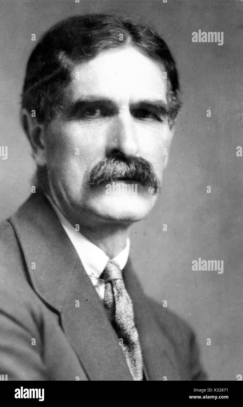 Portrait du professeur de littérature anglaise Oscar Pelham Edgar, 1935. Banque D'Images