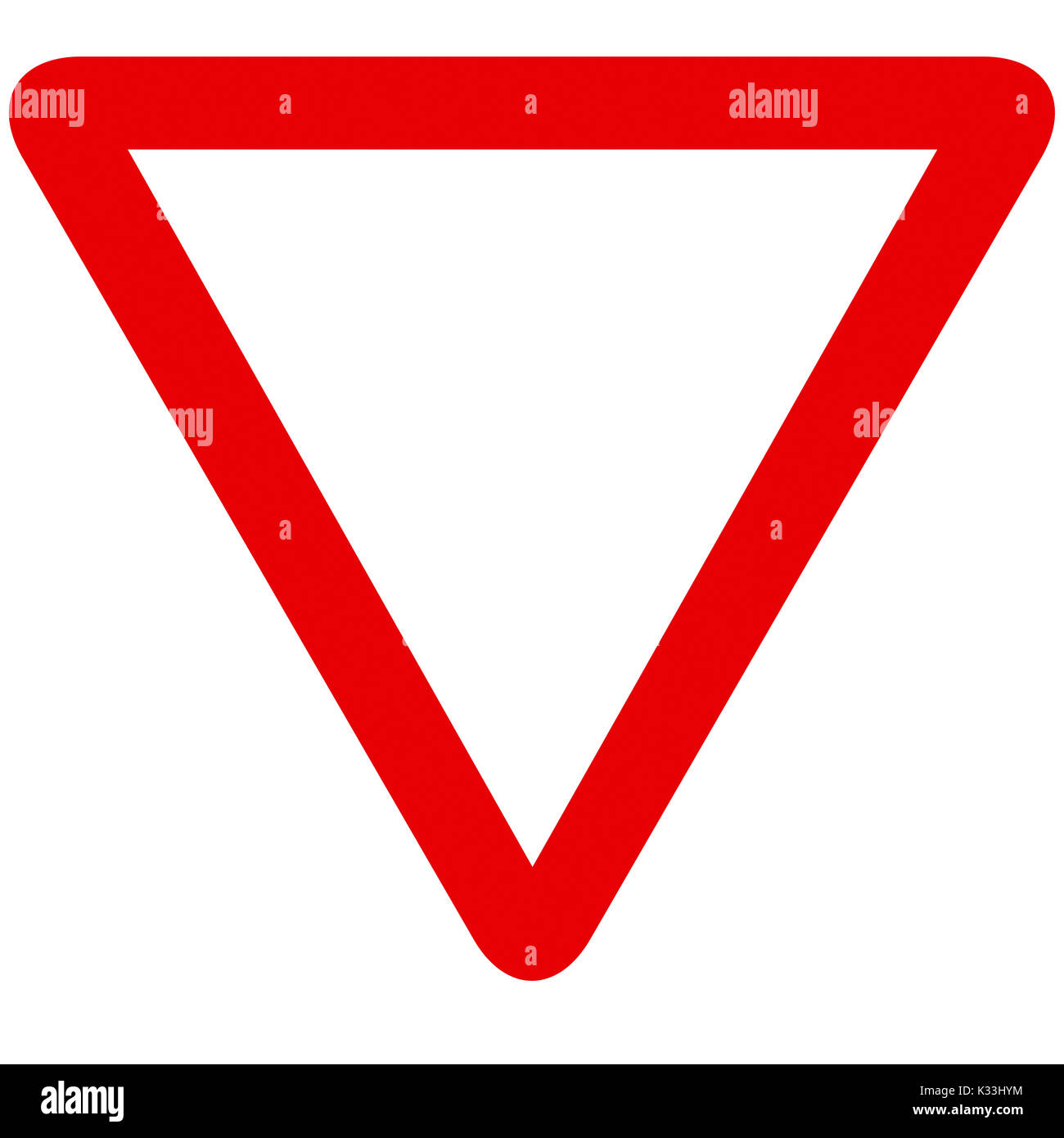La sortie de l'avant road sign on white background Banque D'Images