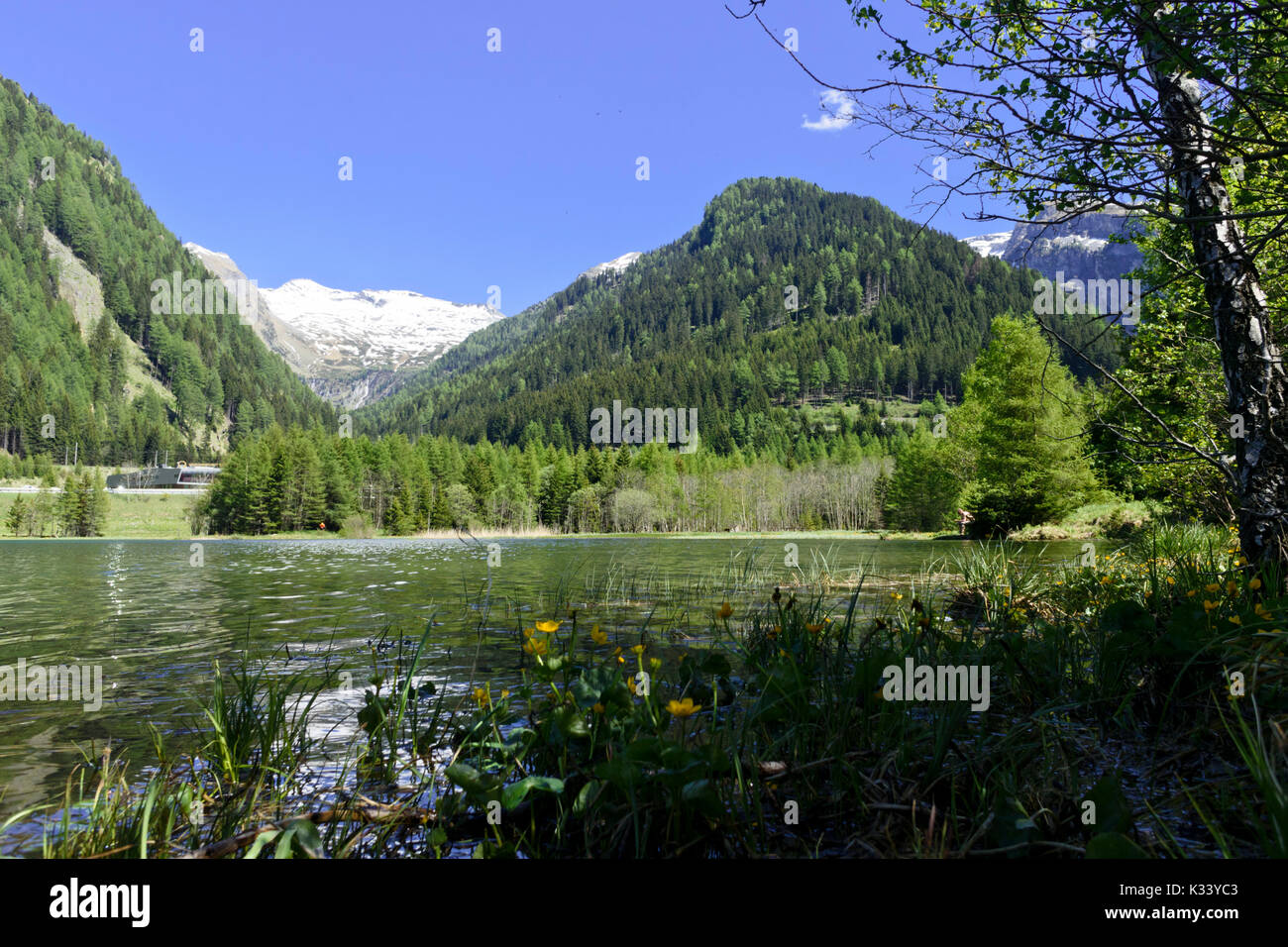 Brennersee, Tyrol, Autriche Banque D'Images