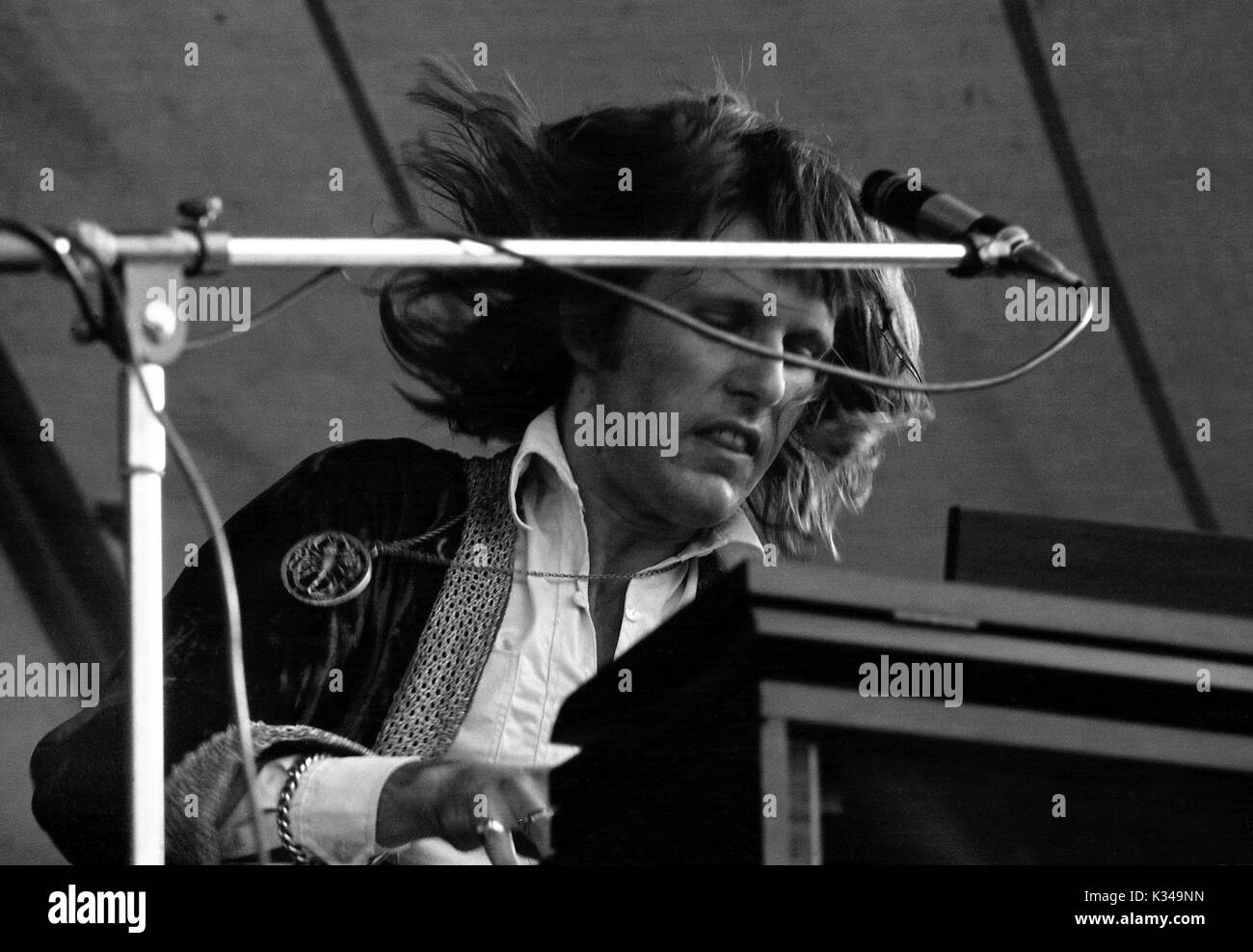 Graines de Glastonbury : Keith Emerson effectue avec l'agréable au Festival de Blues de Bain 1969, tenue au sol de loisirs de la ville le samedi 28 juin. L'année suivante promoteur Freddy Bannister a élargi l'événement devrait se dérouler sur un week-end, de le déplacer dans la baignoire et West Showground de Shepton Mallet et le Festival de blues et de baignoire musique progressive. Ce festival inspiré Michael Eavis pour lancer un festival de sa propre à Glastonbury en 1970 au plus tard. Banque D'Images