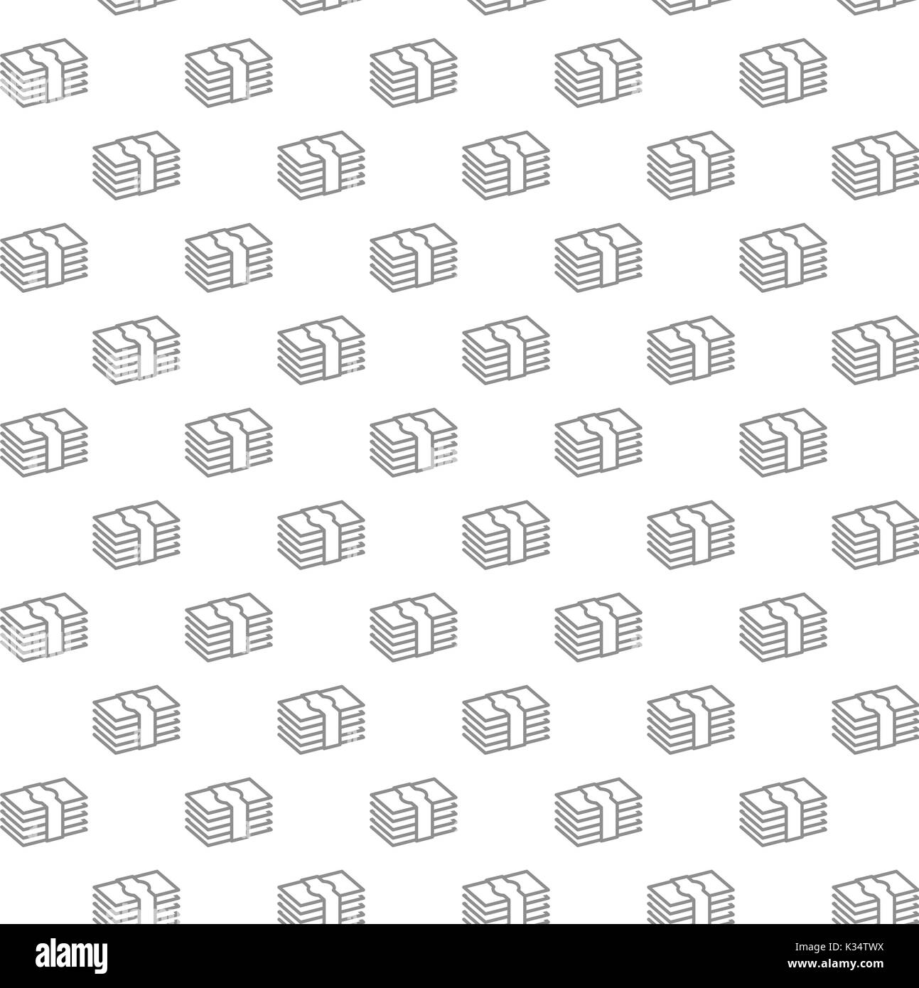 L'argent numérique unique, l'argent, monnaie, transparente avec motif argent divers icônes et symboles sur fond blanc télévision vector illustration Illustration de Vecteur