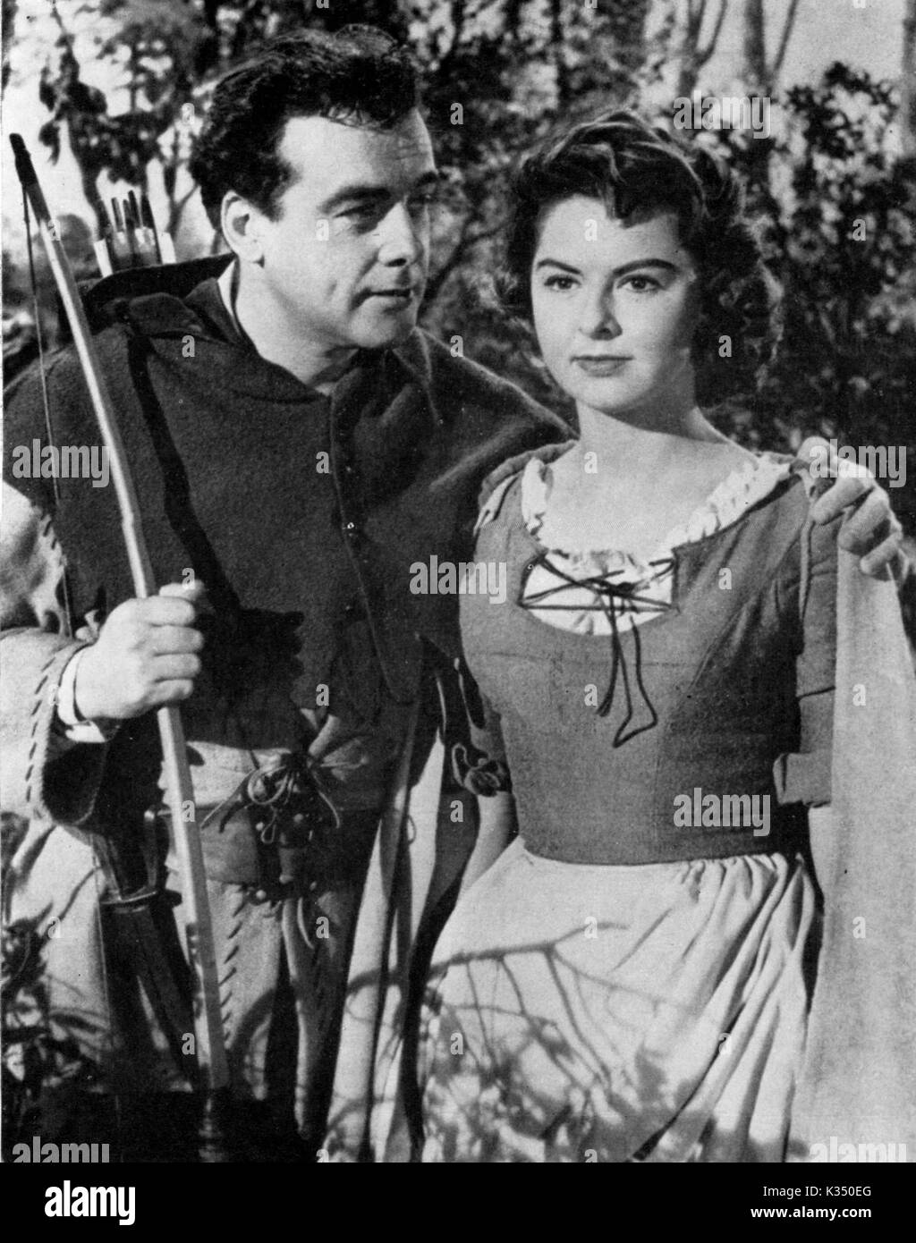 Les aventures de Robin des bois RICHARD GREENE comme Robin Hood, PATRICIA DRISCOLL Marianne les aventures de Robin des bois Banque D'Images