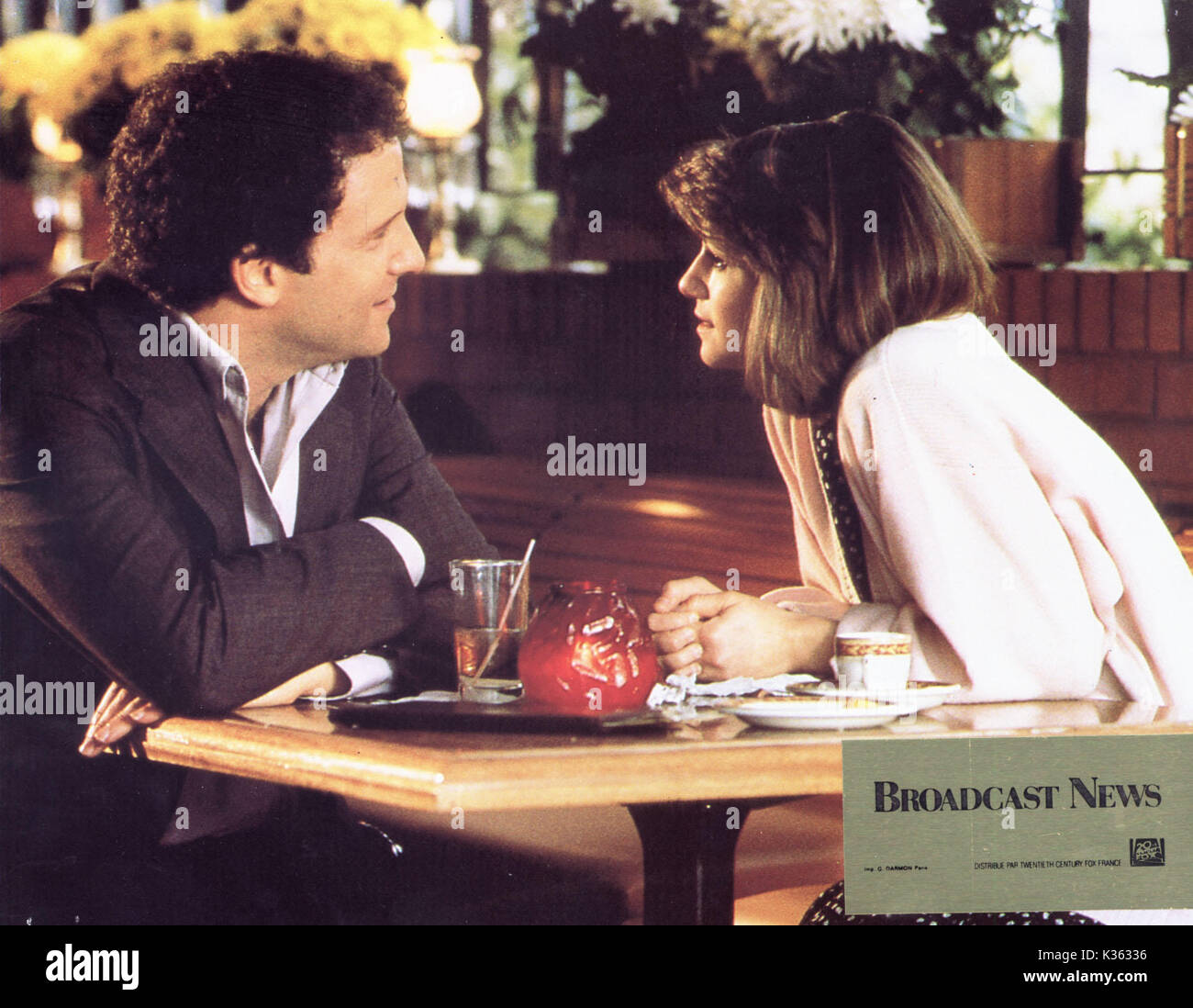 BROADCAST NEWS ALBERT BROOKS, Holly Hunter Date : 1987 Banque D'Images