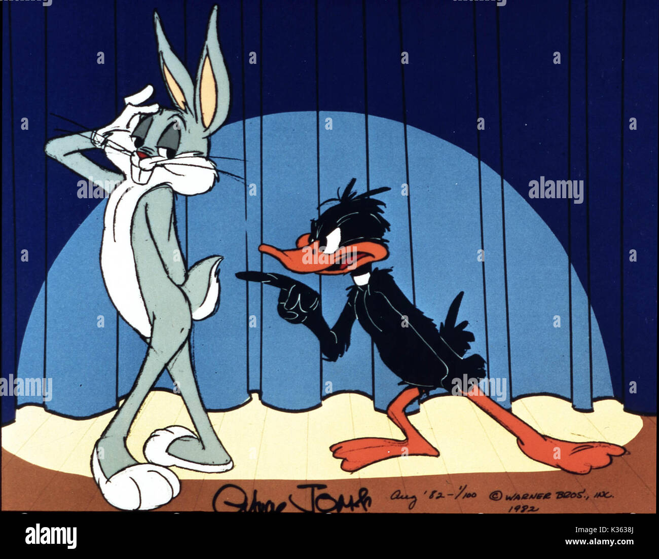 BUGS BUNNY, Daffy Duck Banque D'Images