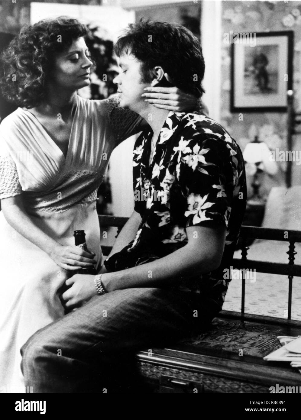 BULL DURHAM Susan Sarandon, TIM ROBBINS Date : 1988 Banque D'Images