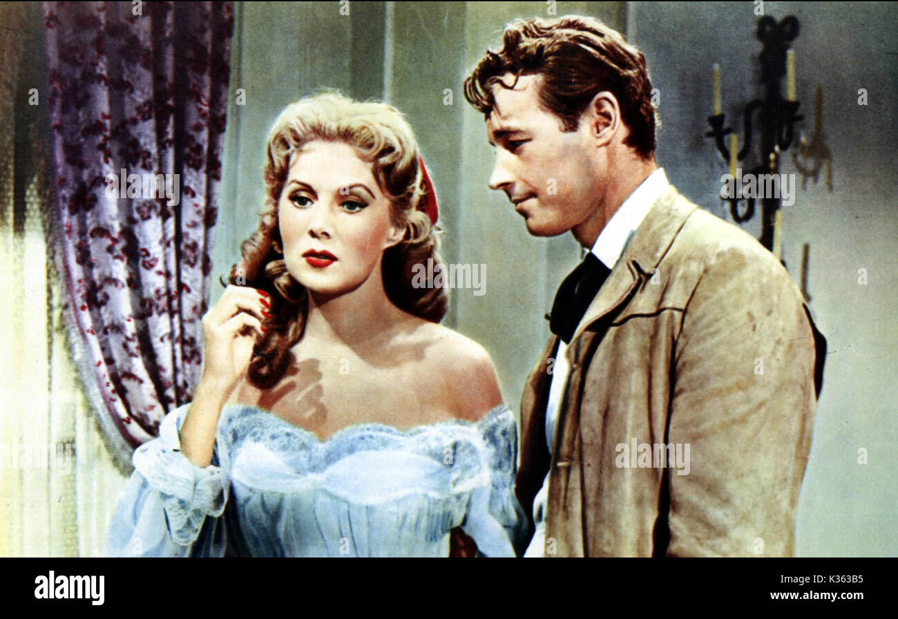 Bullwhip Rhonda Fleming Guy Madison Date 1958 Photo Stock Alamy