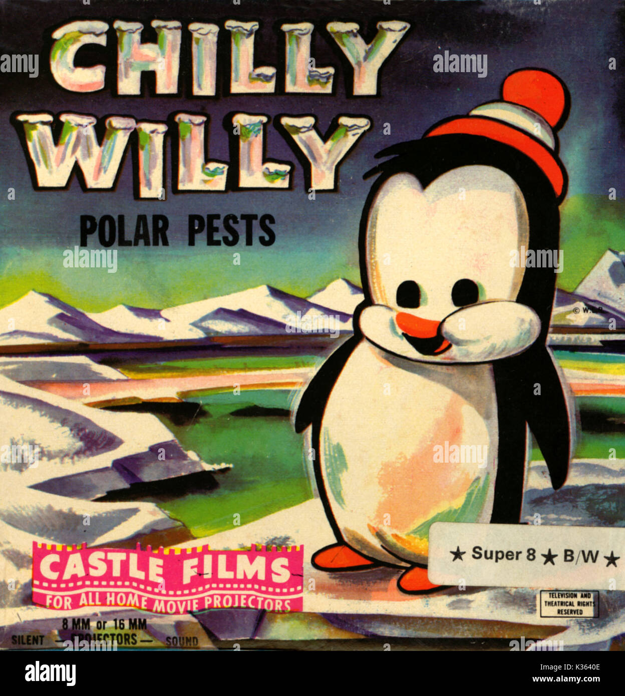 POLAR 'parasites' SUPER 8MM CHILLY WILLY 'parasites' POLAIRE SUPER 8MM Banque D'Images