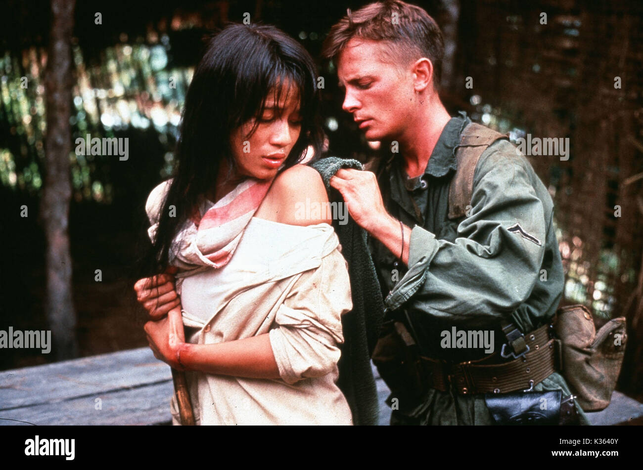 Victimes DE LA GUERRE THUY THU LE, Michael J Fox Date : 1989 Banque D'Images