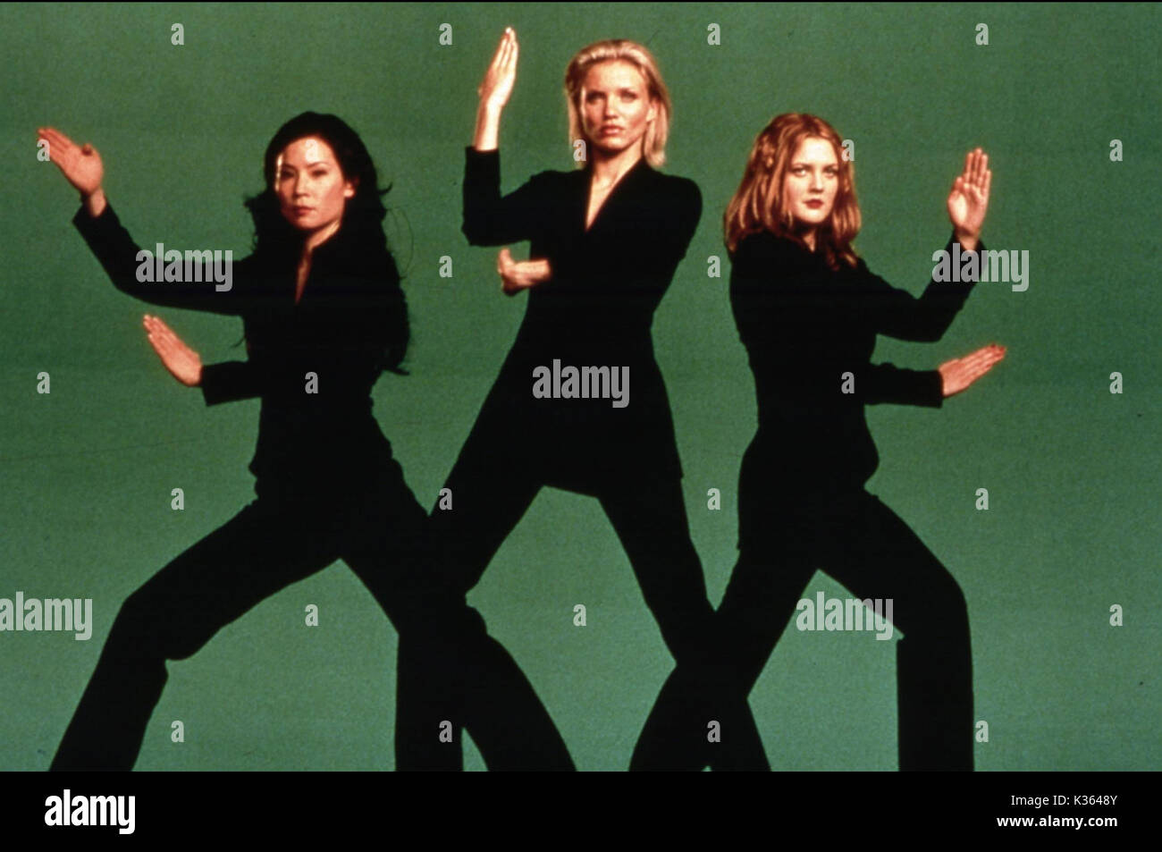CHARLIE'S ANGELS [2000] Lucy Liu, Cameron Diaz, Drew Barrymore Date : 2000 Banque D'Images