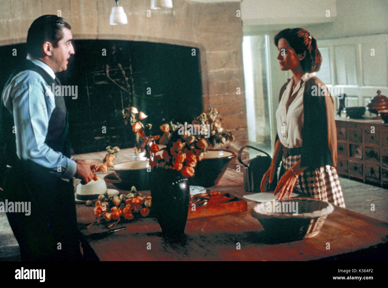 CHOCOLAT Alfred Molina, Carrie-ANNE MOSS Date : 2000 Banque D'Images