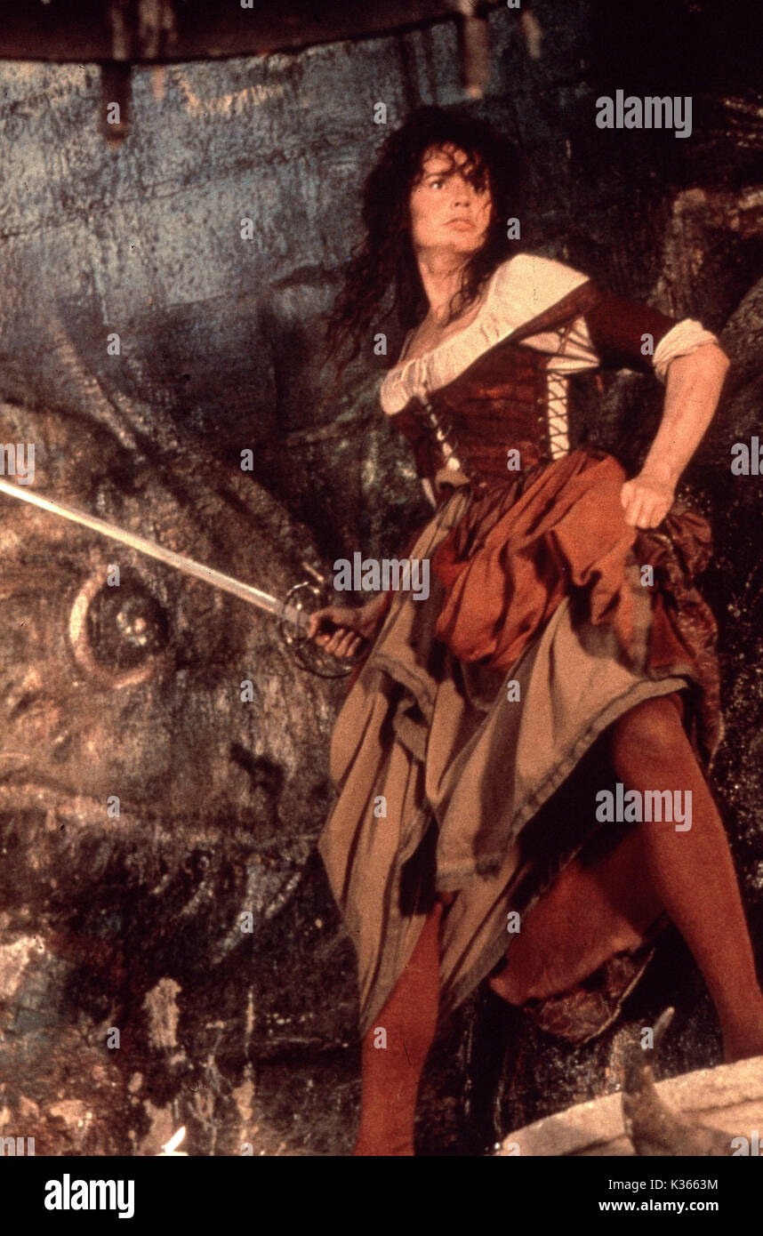 L'ÎLE CUTTHOAT GEENA DAVIS Date : 1995 Banque D'Images