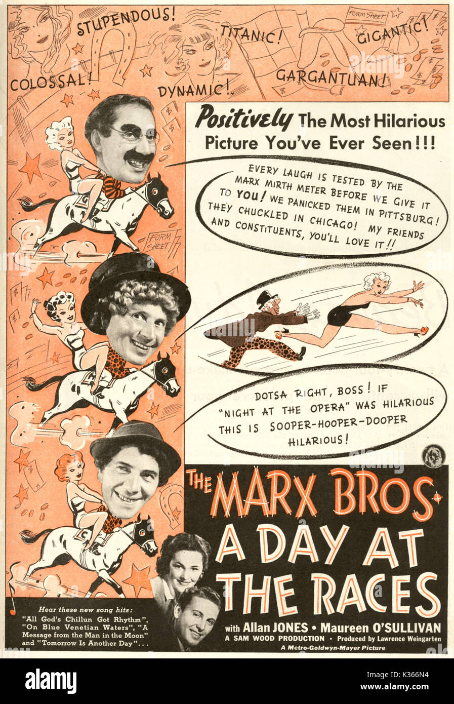 UNE JOURNÉE AUX COURSES date : 1937 Banque D'Images