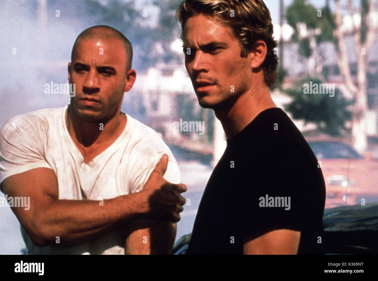THE FAST AND THE FURIOUS VIN DIESEL, PAUL WALKER Date : 2001 Banque D'Images
