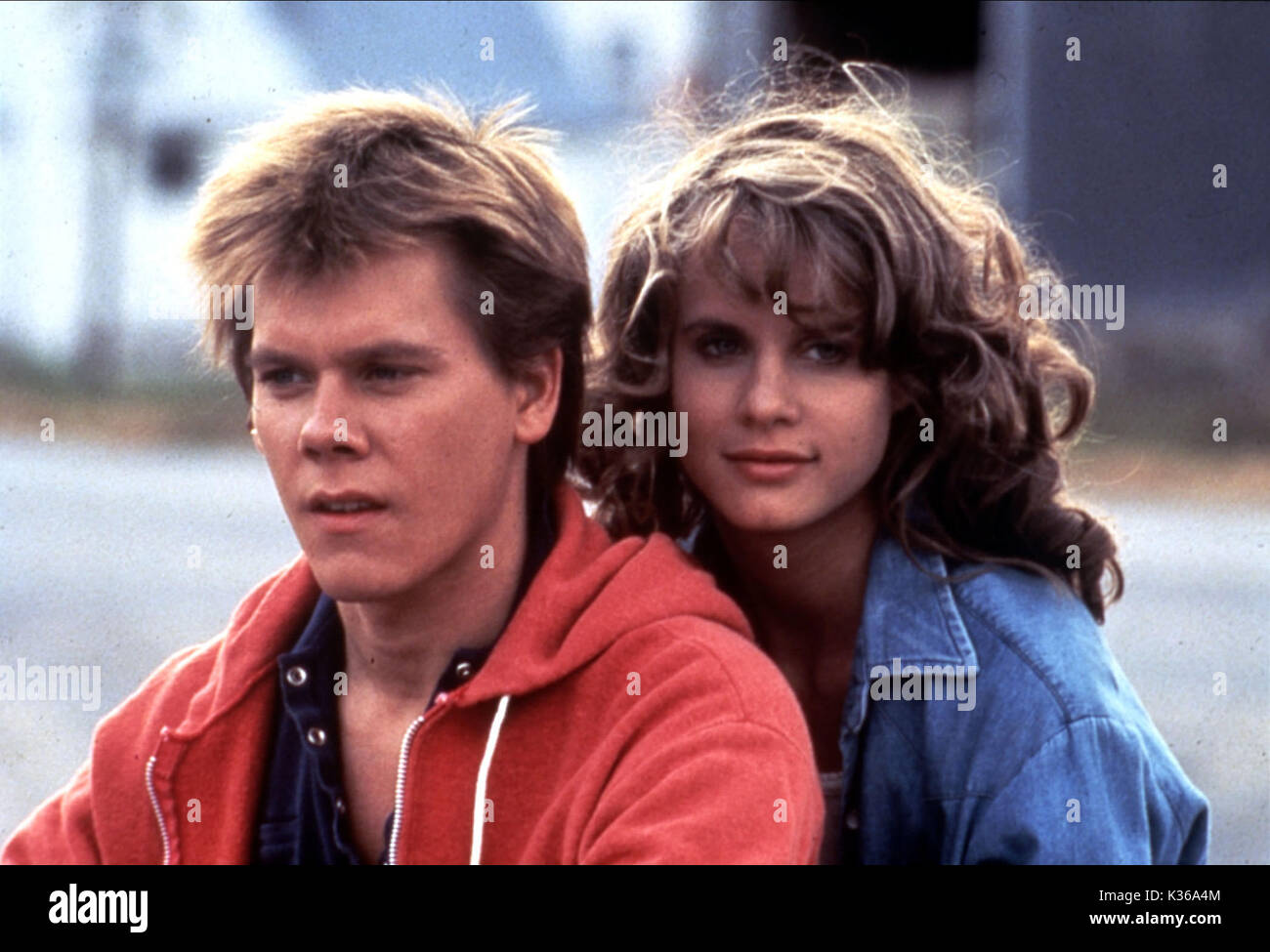 FOOTLOOSE KEVIN BACON, LORI SINGER Date : 1983 Banque D'Images