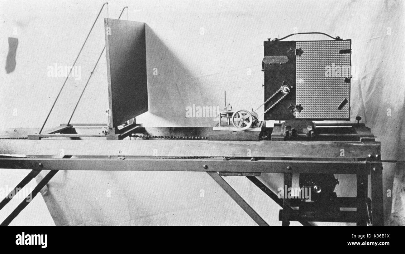 UNE INSTALLATION POUR FILMER DES FILMS FABRIQUÉS PAR LA MACHINE RINALDY CO USA 1920S MP/181BK UNE INSTALLATION POUR FILMER DES FILMS FABRIQUÉS PAR LA MACHINE RINALDY CO USA 1920S MP/181BK Banque D'Images