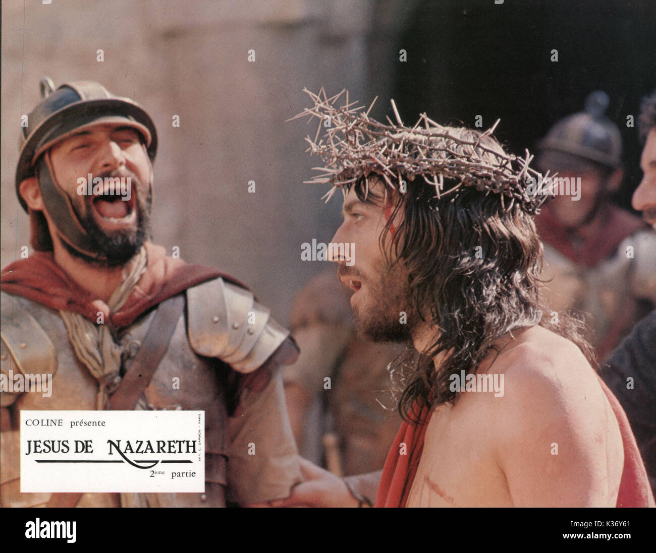 Jésus de Nazareth ROBERT POWELL Date : 1977 Banque D'Images