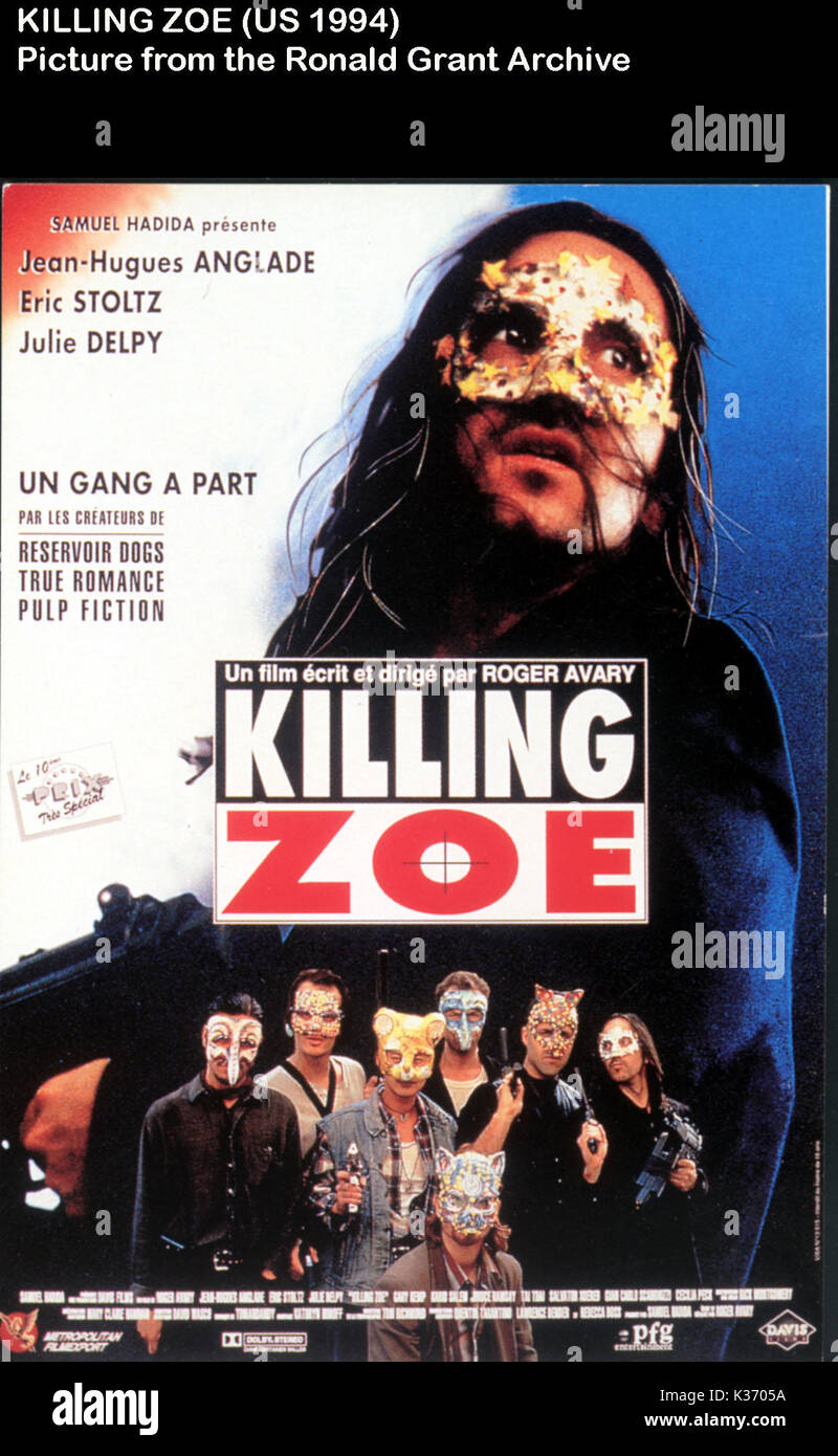 KILLING ZOE Date : 1994 Banque D'Images