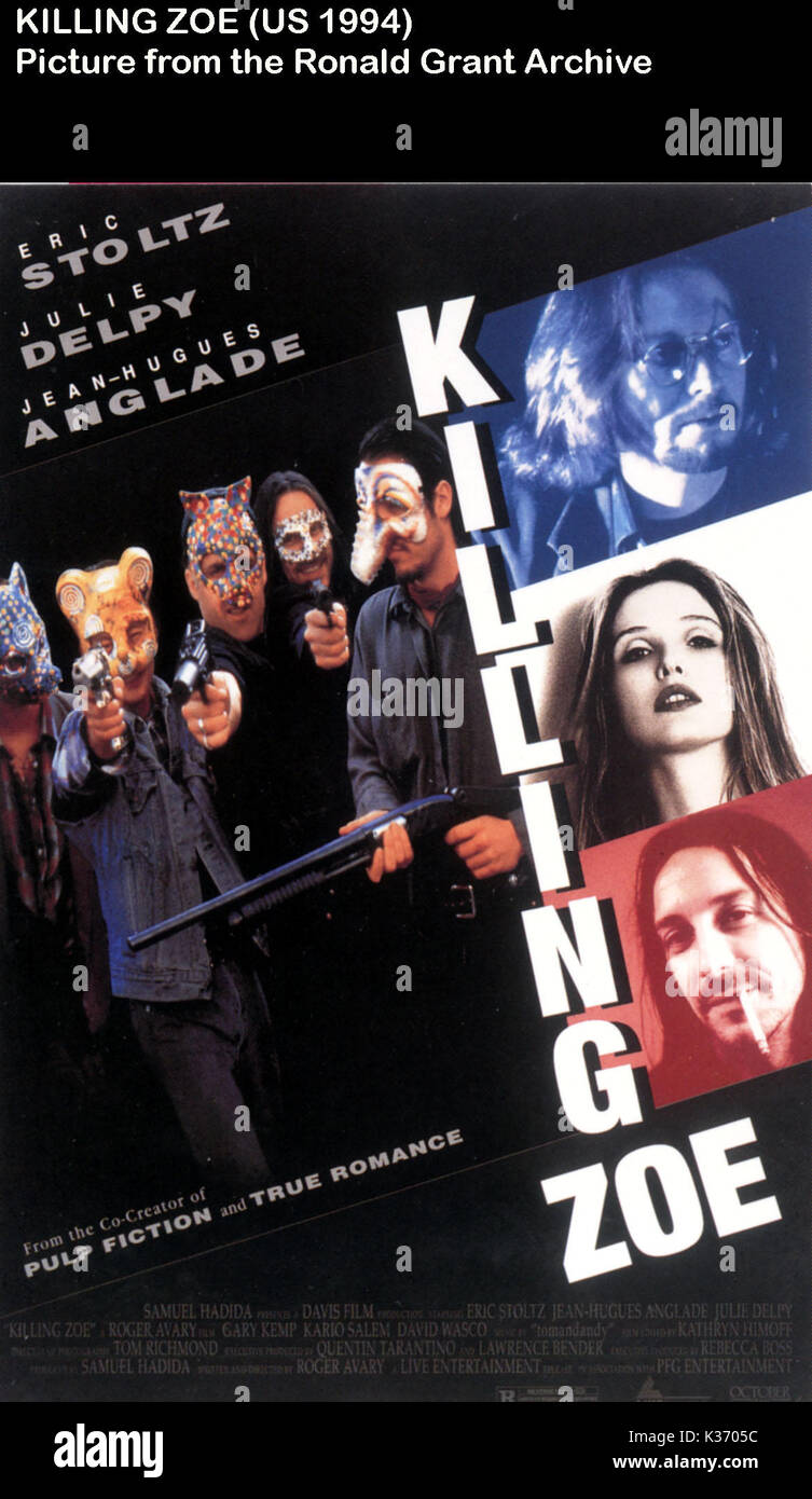 KILLING ZOE Date : 1994 Banque D'Images