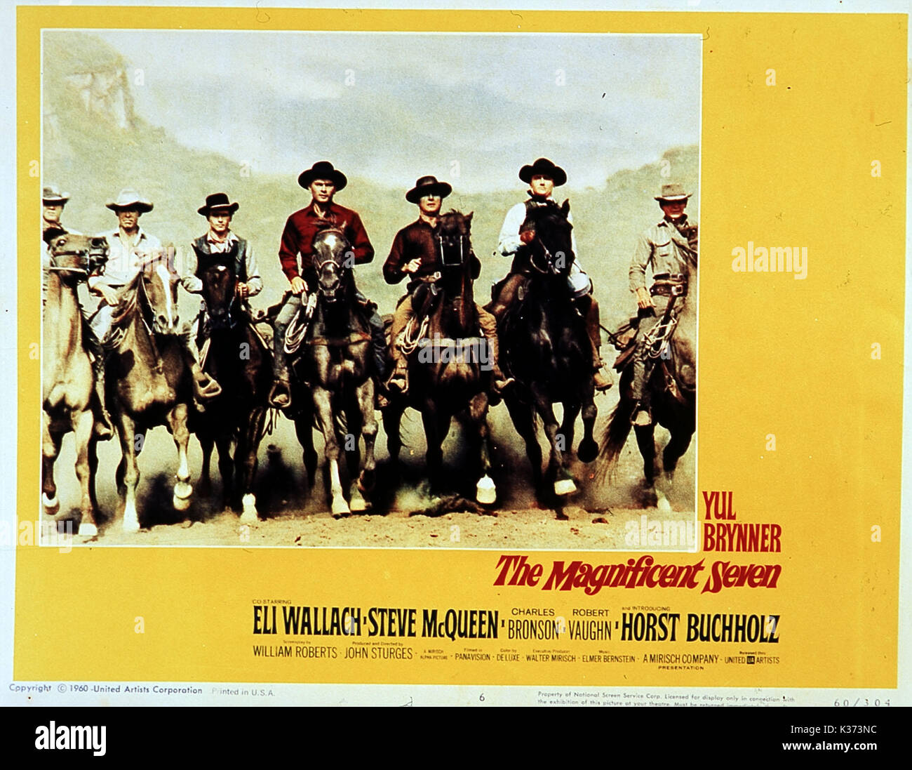 Les sept magnifiques Date : 1960 Banque D'Images