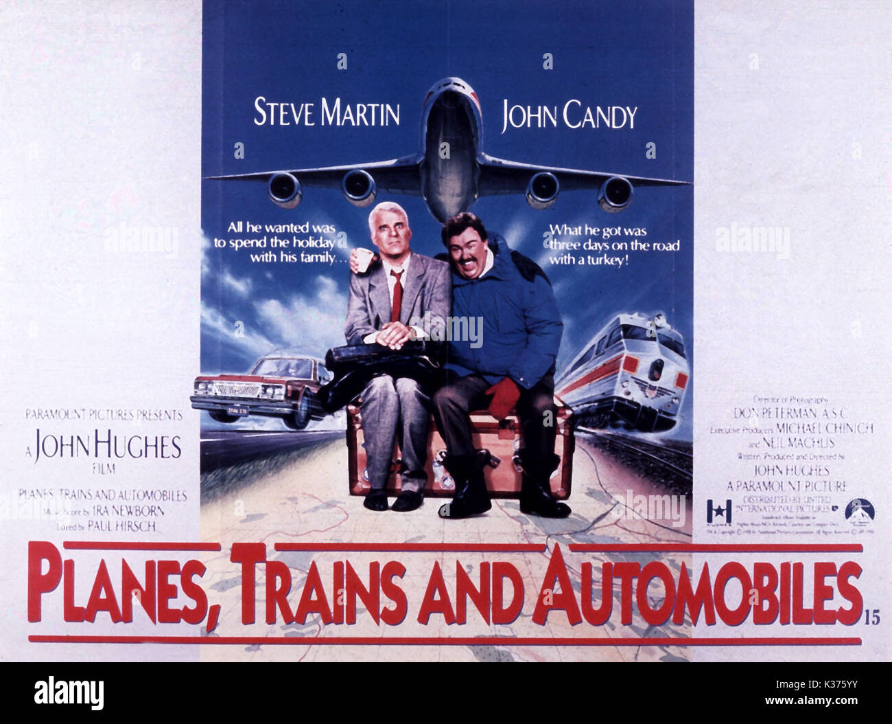 Les avions, LES AUTOMOBILES ET TRANES PARAMOUNT PICTURES Date : 1987 Banque D'Images