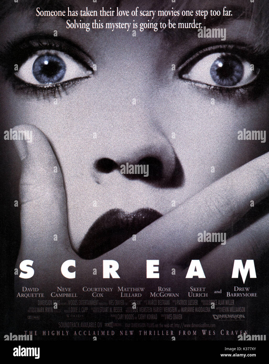 SCREAM Date : 1996 Banque D'Images