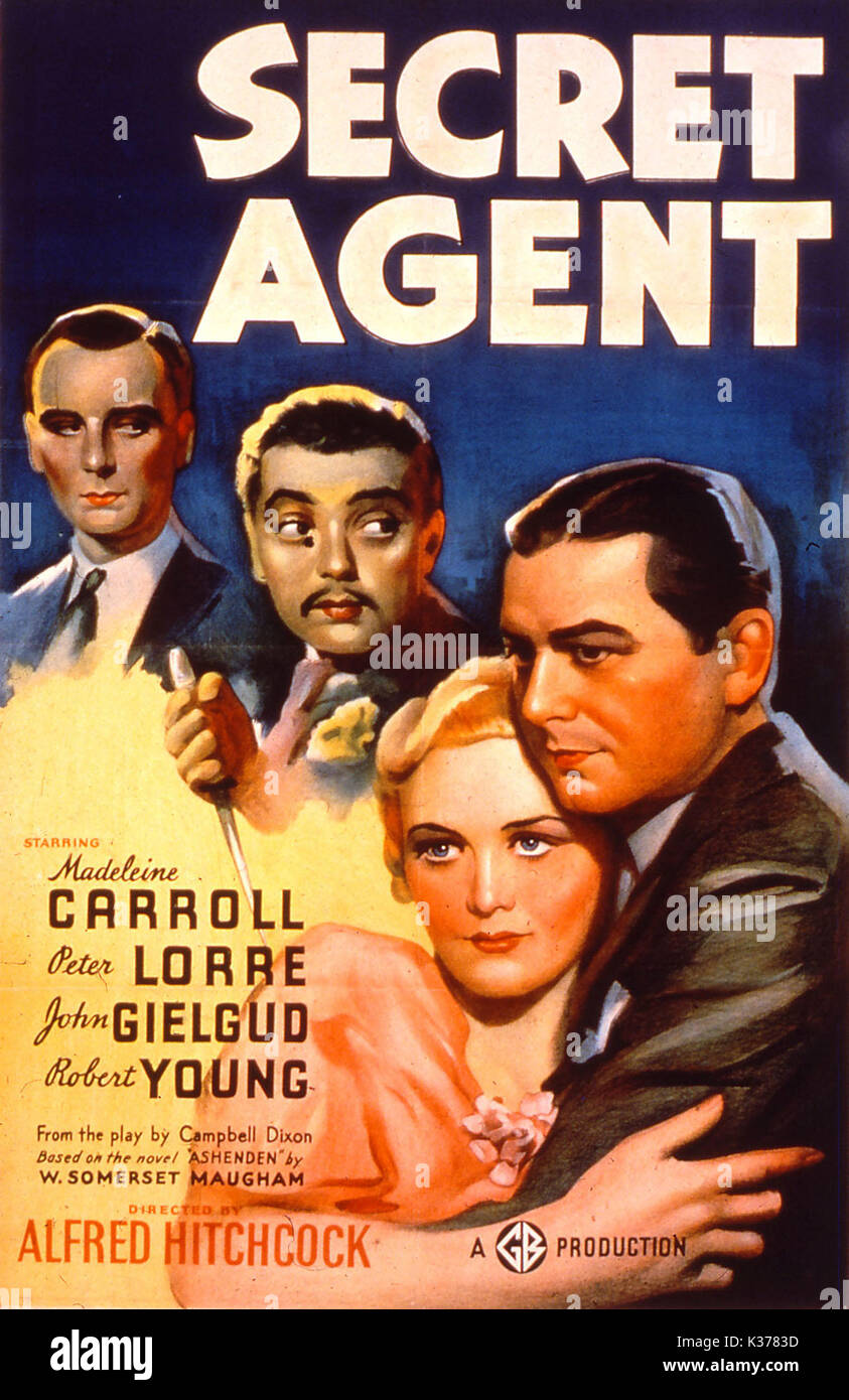 L'AGENT SECRET date : 1936 Banque D'Images