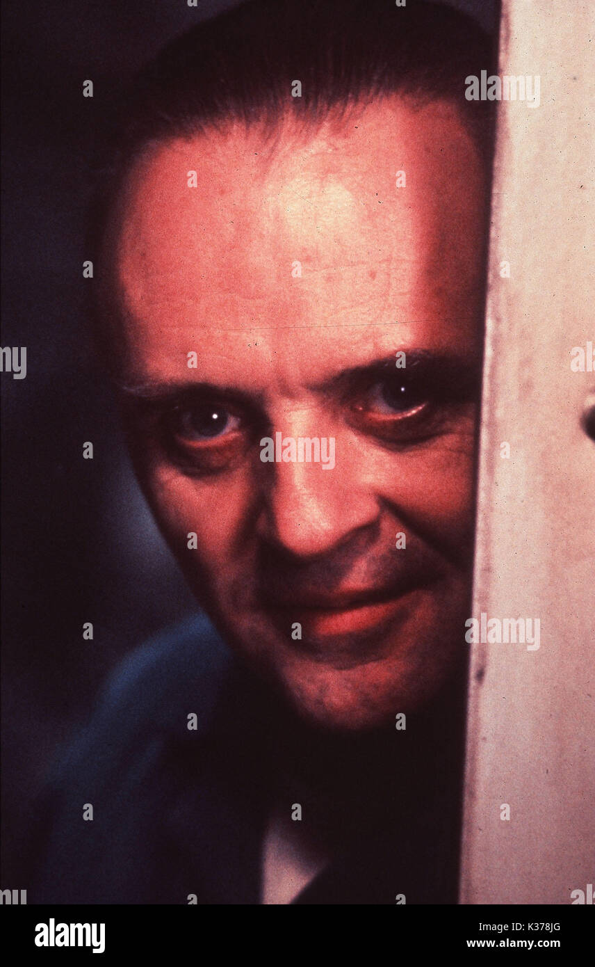 Le SILENCE DES AGNEAUX ANTHONY HOPKINS COMME Hannibal Lecter Banque D'Images