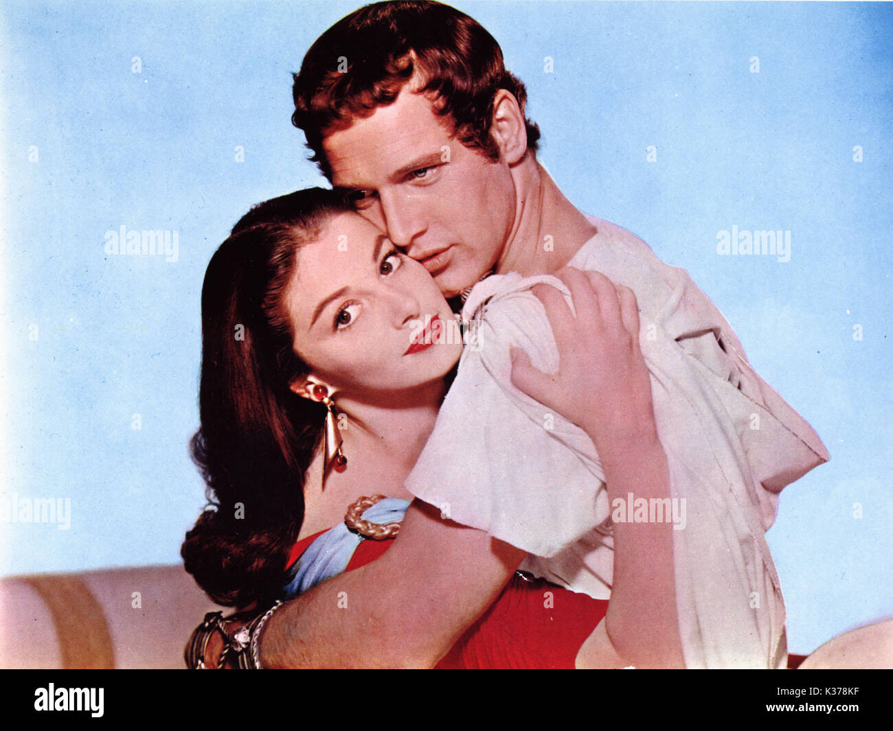 Le calice d'ARGENT PIER ANGELI, PAUL NEWMAN Date : 1954 Banque D'Images