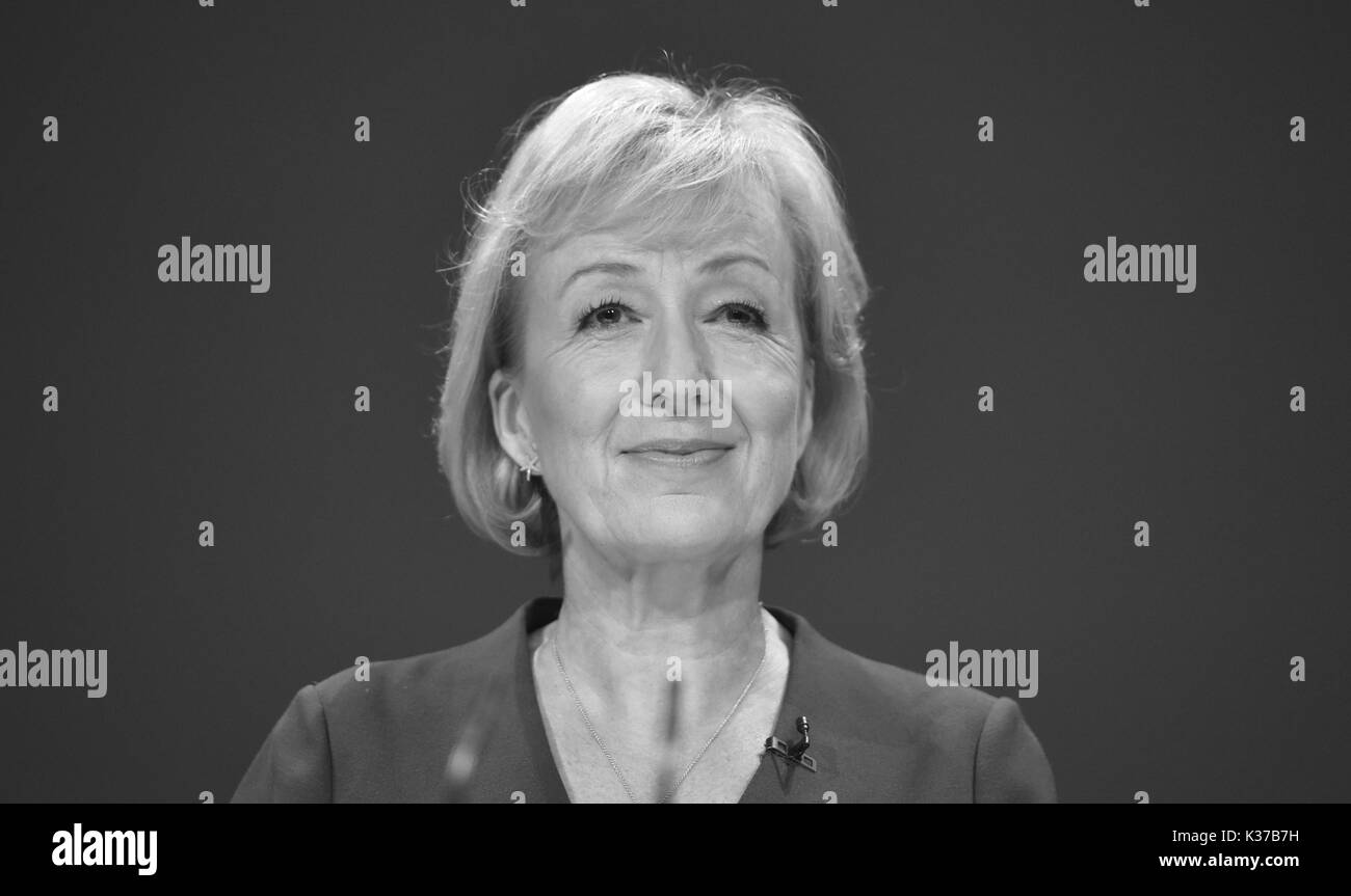 La photo doit être crédité ©Presse Alpha 079965 03/10/2016 Andrea Leadsom 2016 conférence du parti conservateur à l'ICC Birmingham Banque D'Images