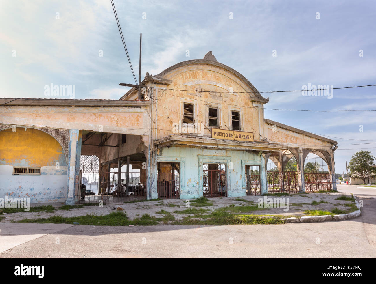 Vieux port 'Puerto de la Habana' dans la Regla, La Havane, Cuba Banque D'Images