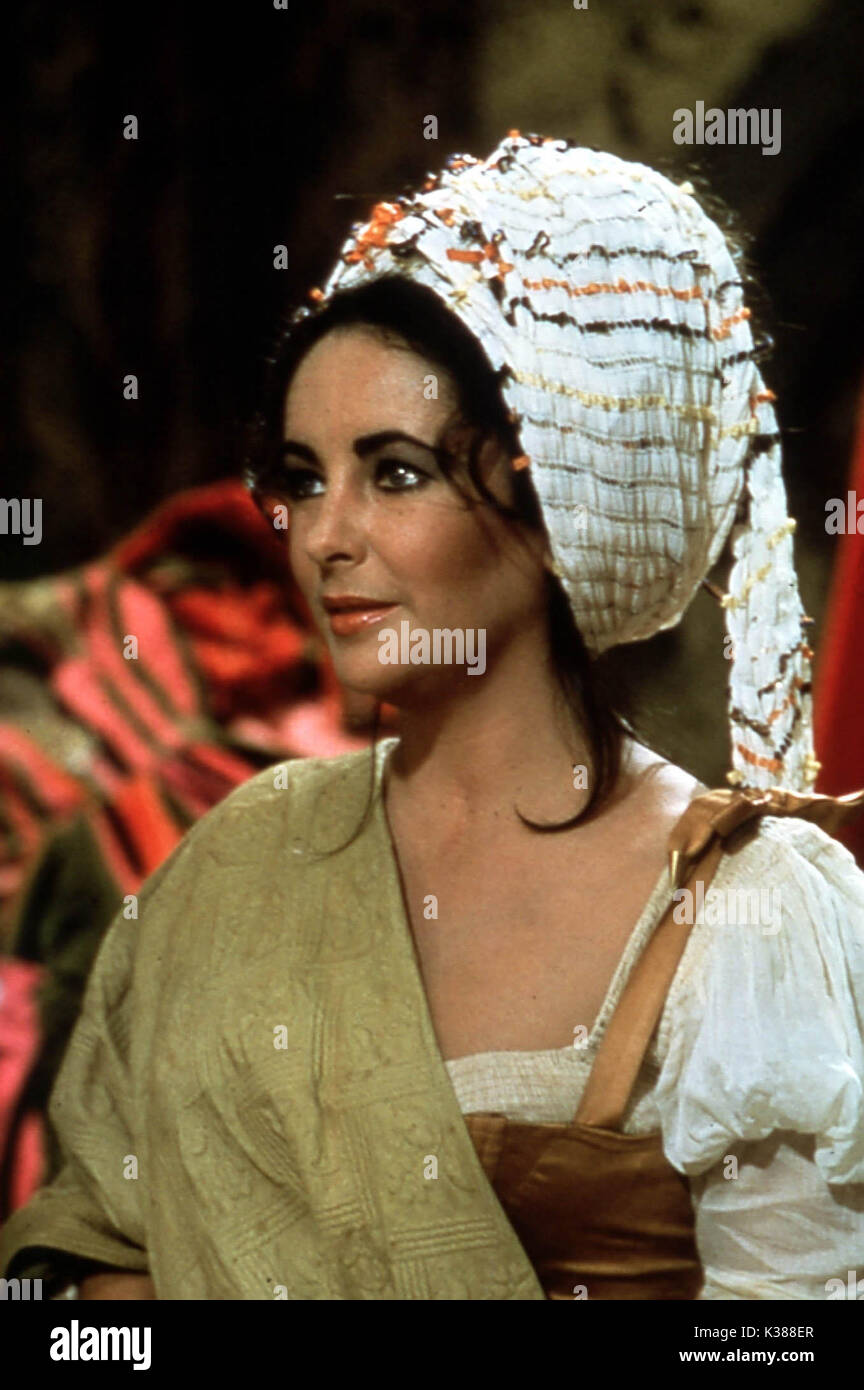 La Mégère apprivoisée ELIZABETH TAYLOR Date : 1967 Banque D'Images