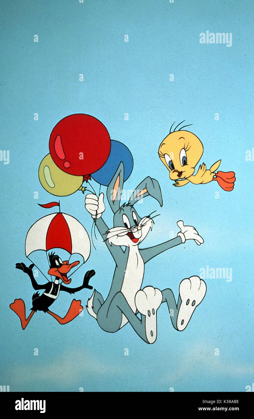 WARNER BROTHERS personnages animés Daffy Duck, BUGS BUNNY, TWEETY PIE Banque D'Images