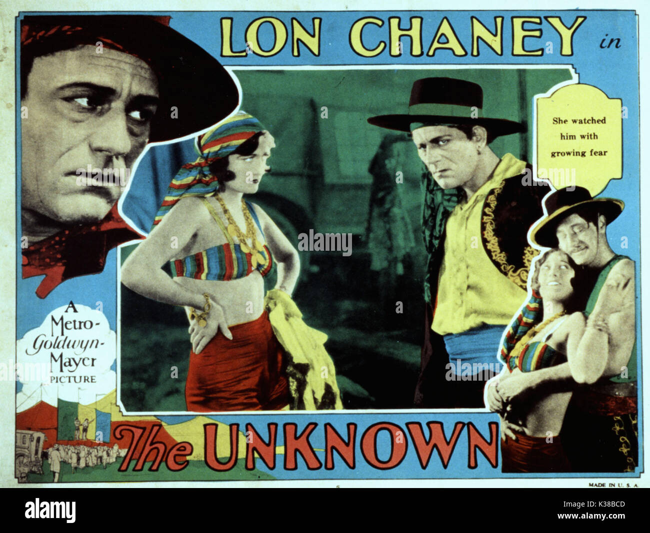 L'INCONNU Lon Chaney, Joan Crawford et Norman Kerry Date : 1927 Banque D'Images
