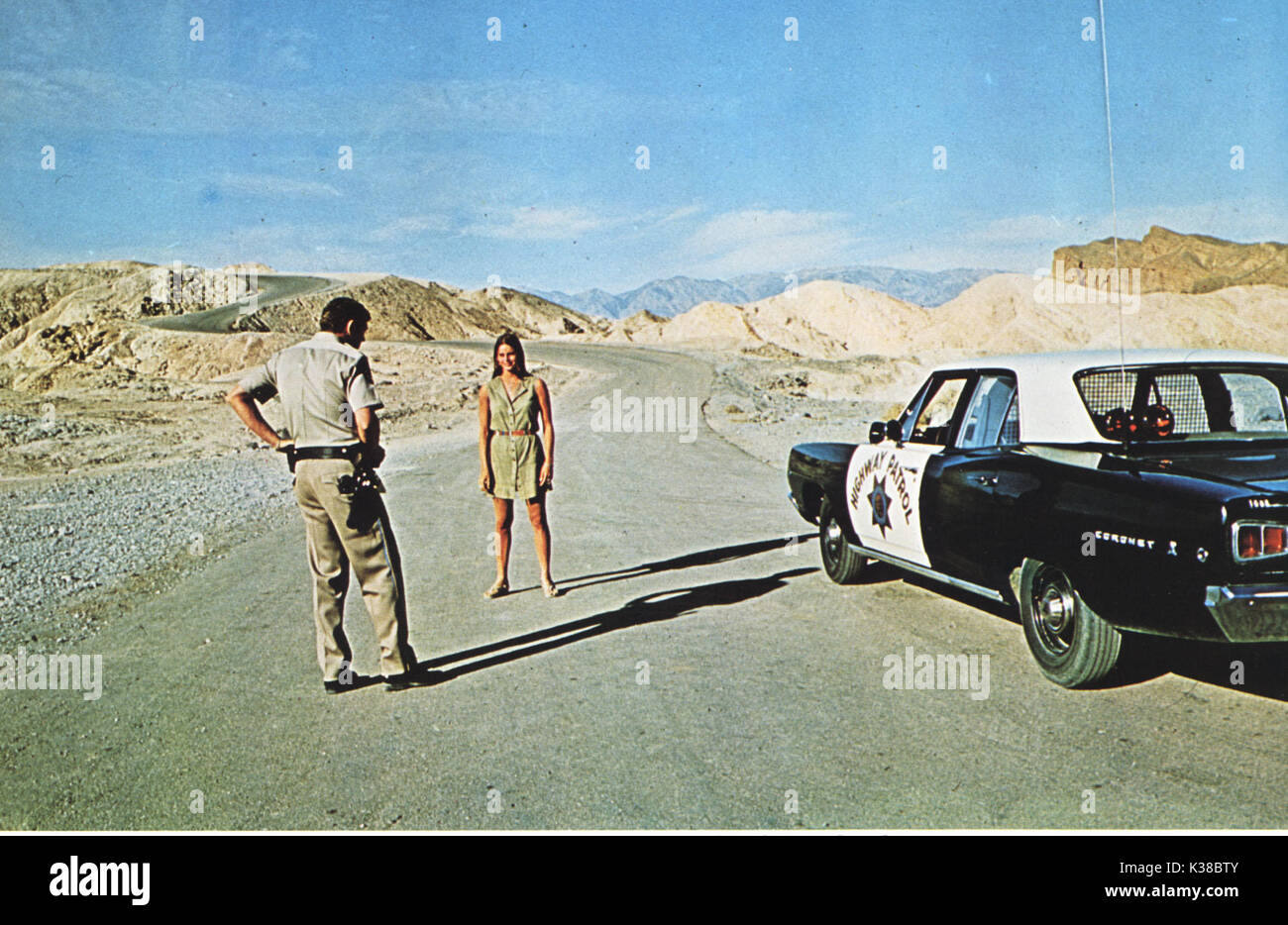 ZABRISKIE POINT DARIA HALPRIN UN FILM MGM Date : 1970 Banque D'Images