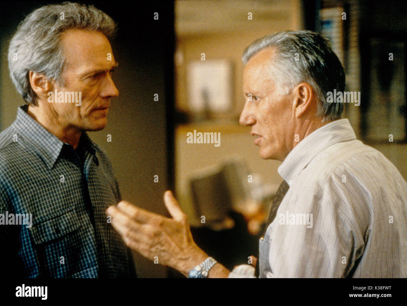 TRUE CRIME CLINT EASTWOOD ET JAMES WOODS Date : 1999 Banque D'Images