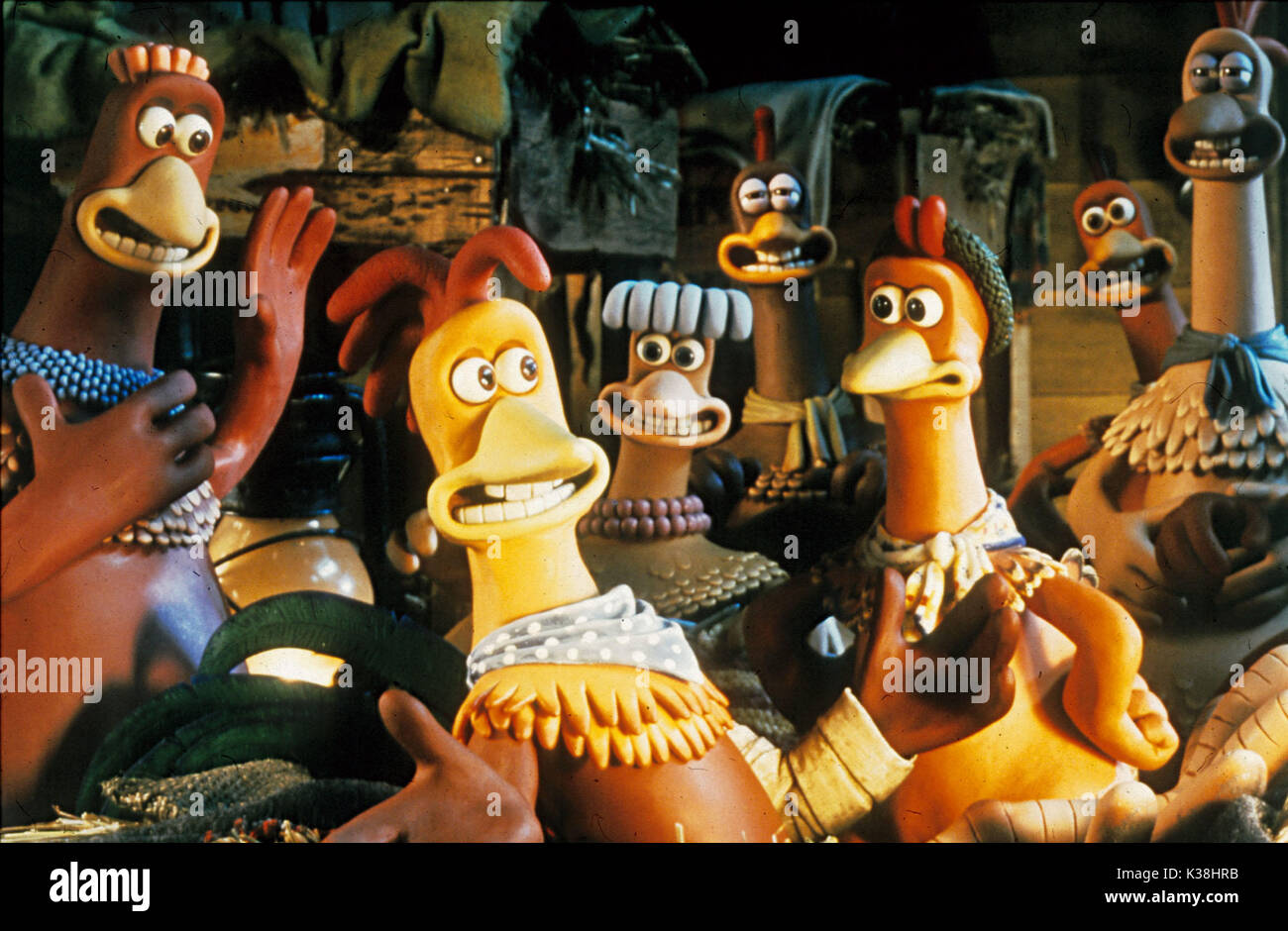 CHICKEN RUN Date : 2000 Banque D'Images