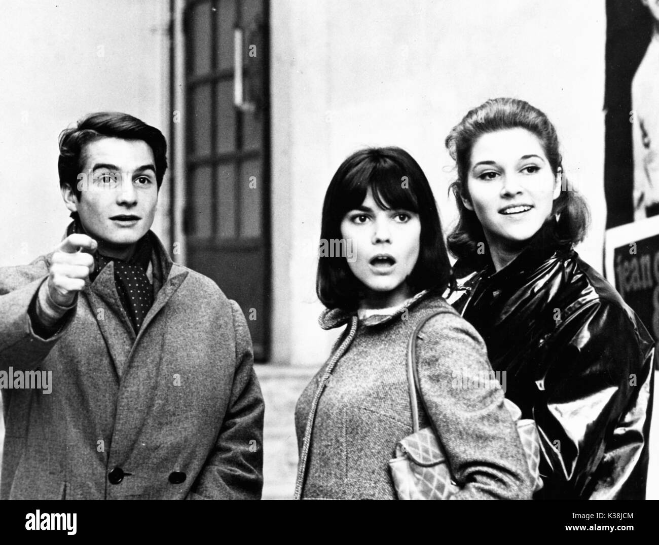 MASCULIN-FEMININ JEAN-PIERRE LEAUD, Marlène Jobert, CATHERINE-ISABELLE DUPORT Banque D'Images