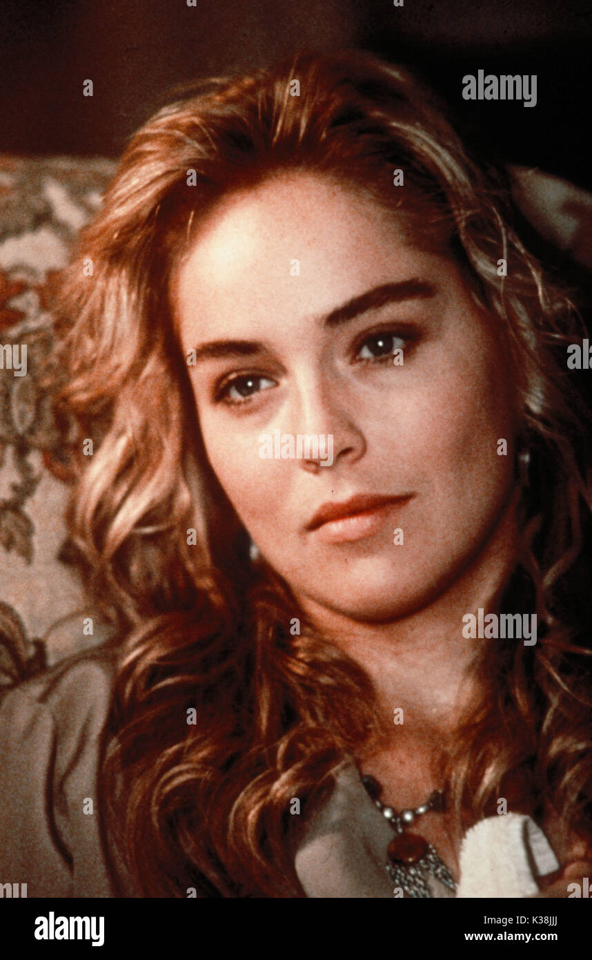 L'ANNÉE DE L'ARME SHARON STONE Date : 1991 Banque D'Images