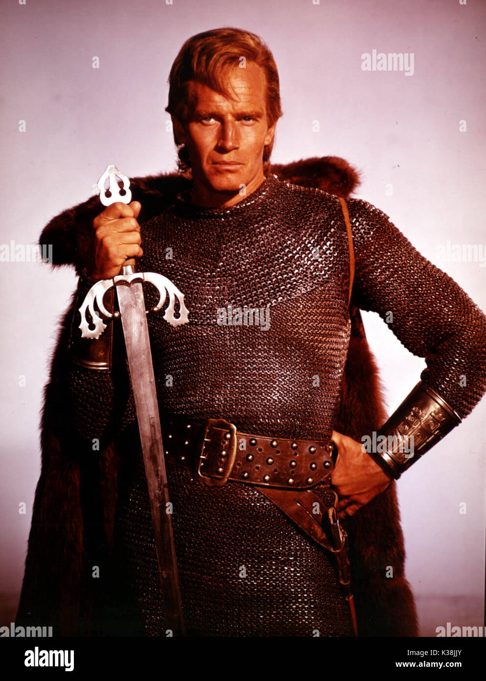 EL CID Charlton Heston comme Rodrigo Diaz de Bivar, Le Cid Date : 1961 Banque D'Images