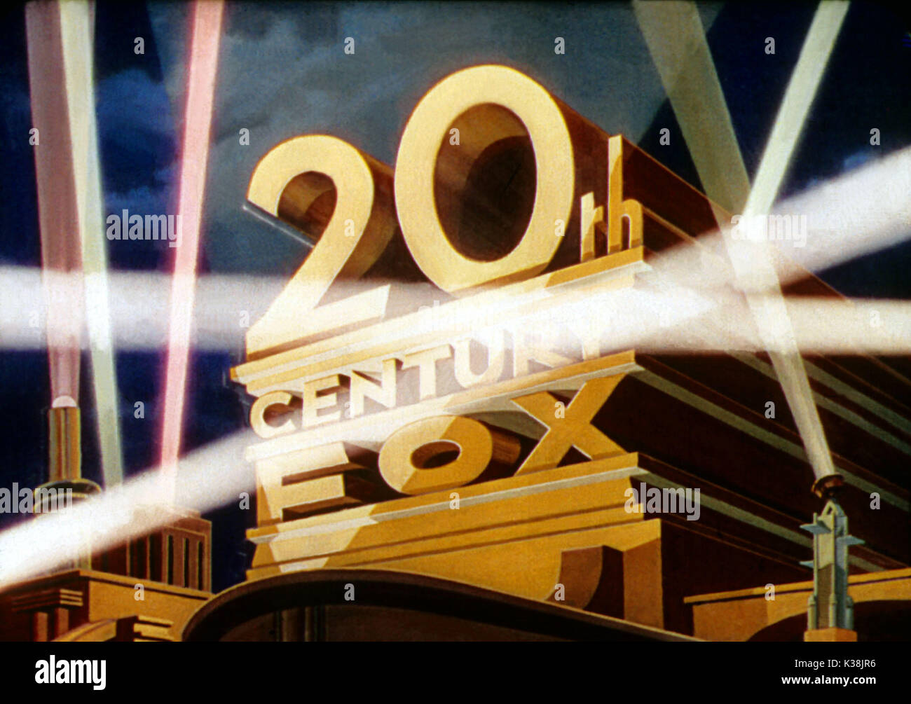 20ème siècle LOGO FOX Banque D'Images