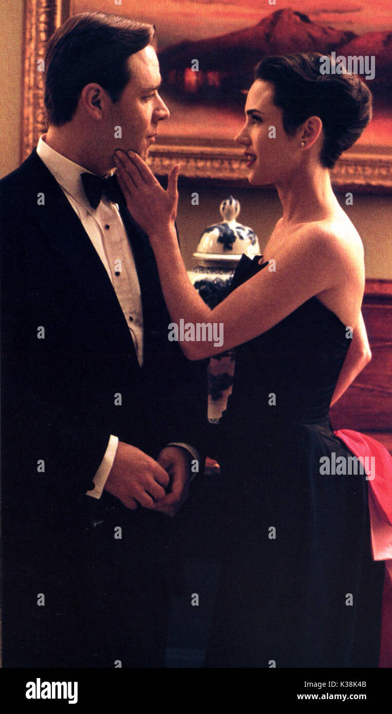 Un homme d'EXCEPTION RUSSELL CROWE ET JENNIFER CONNELLY Date : 2001 Banque D'Images