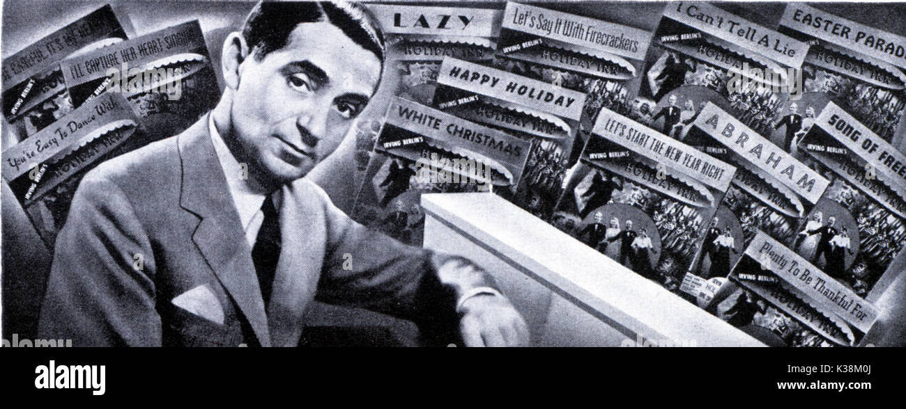 Auteur-compositeur Irving Berlin Banque D'Images