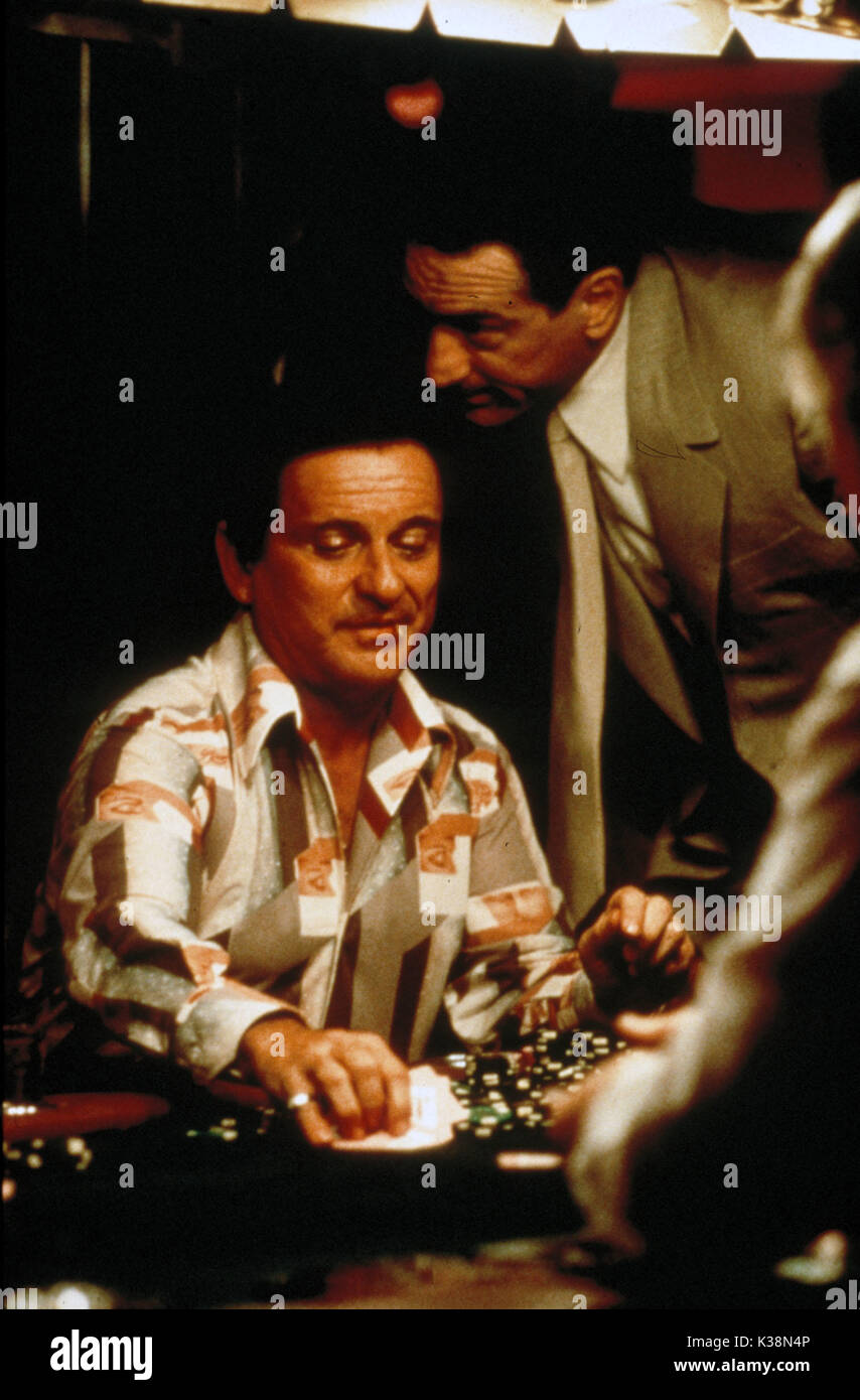 CASINO JOE PESCI, Robert De Niro Date : 1995 Banque D'Images