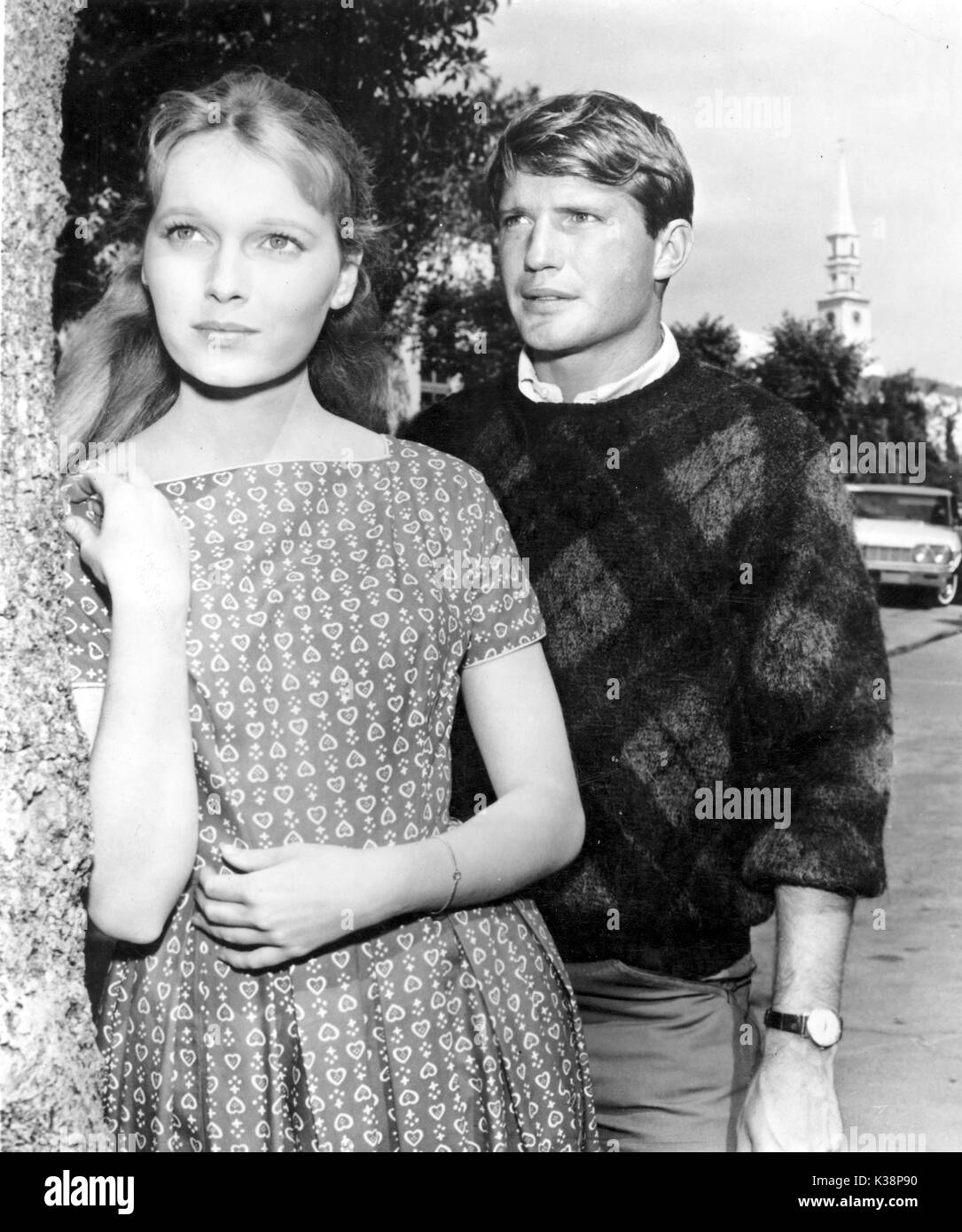 PEYTON PLACE Mia Farrow, CHRISTOPHER CONNELLY Banque D'Images