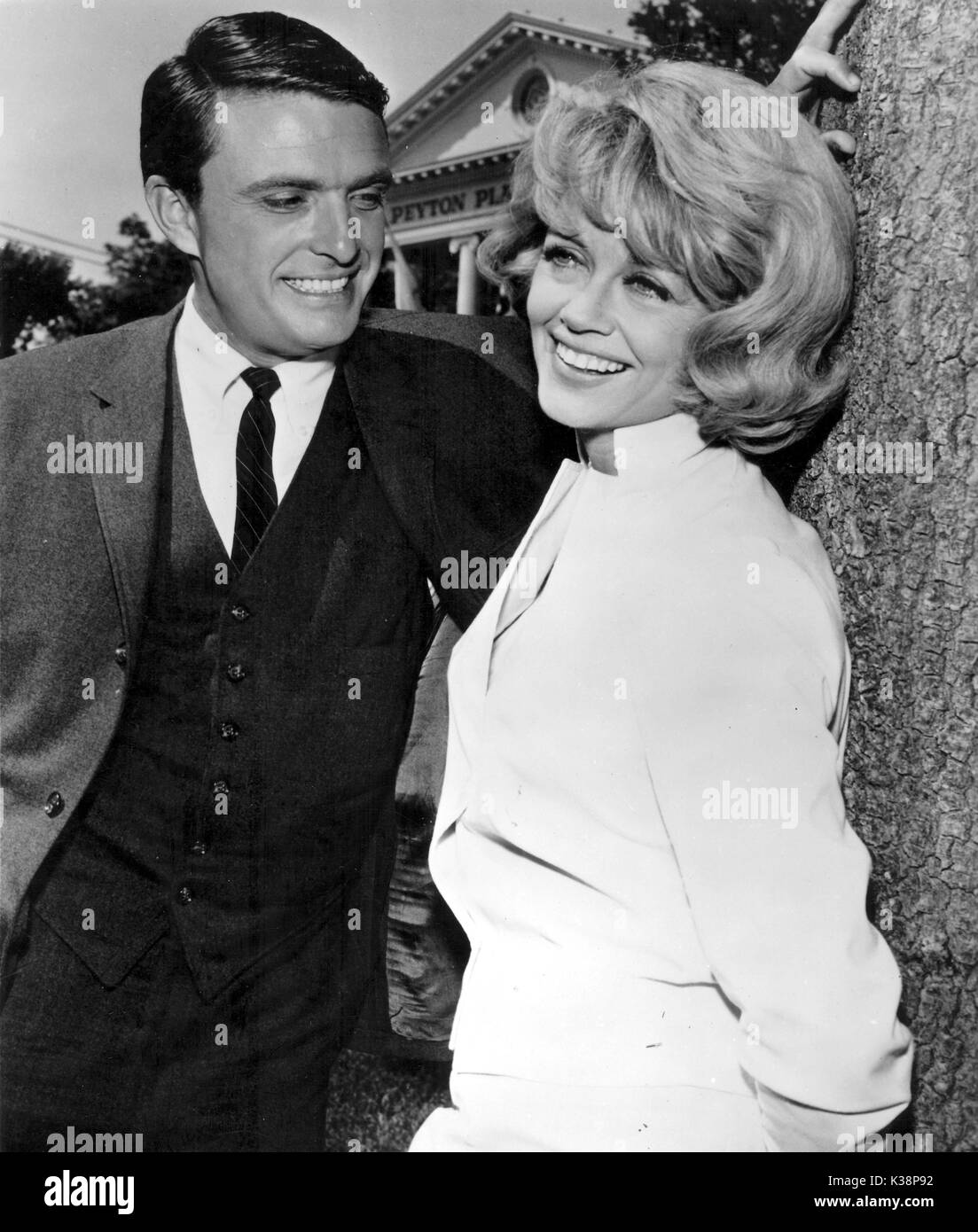 PEYTON PLACE ED NELSON, DOROTHY MALONE Banque D'Images