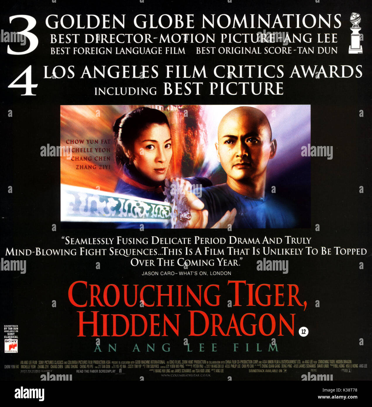 CROUCHING Tiger, Hidden Dragon Date : 2000 Banque D'Images